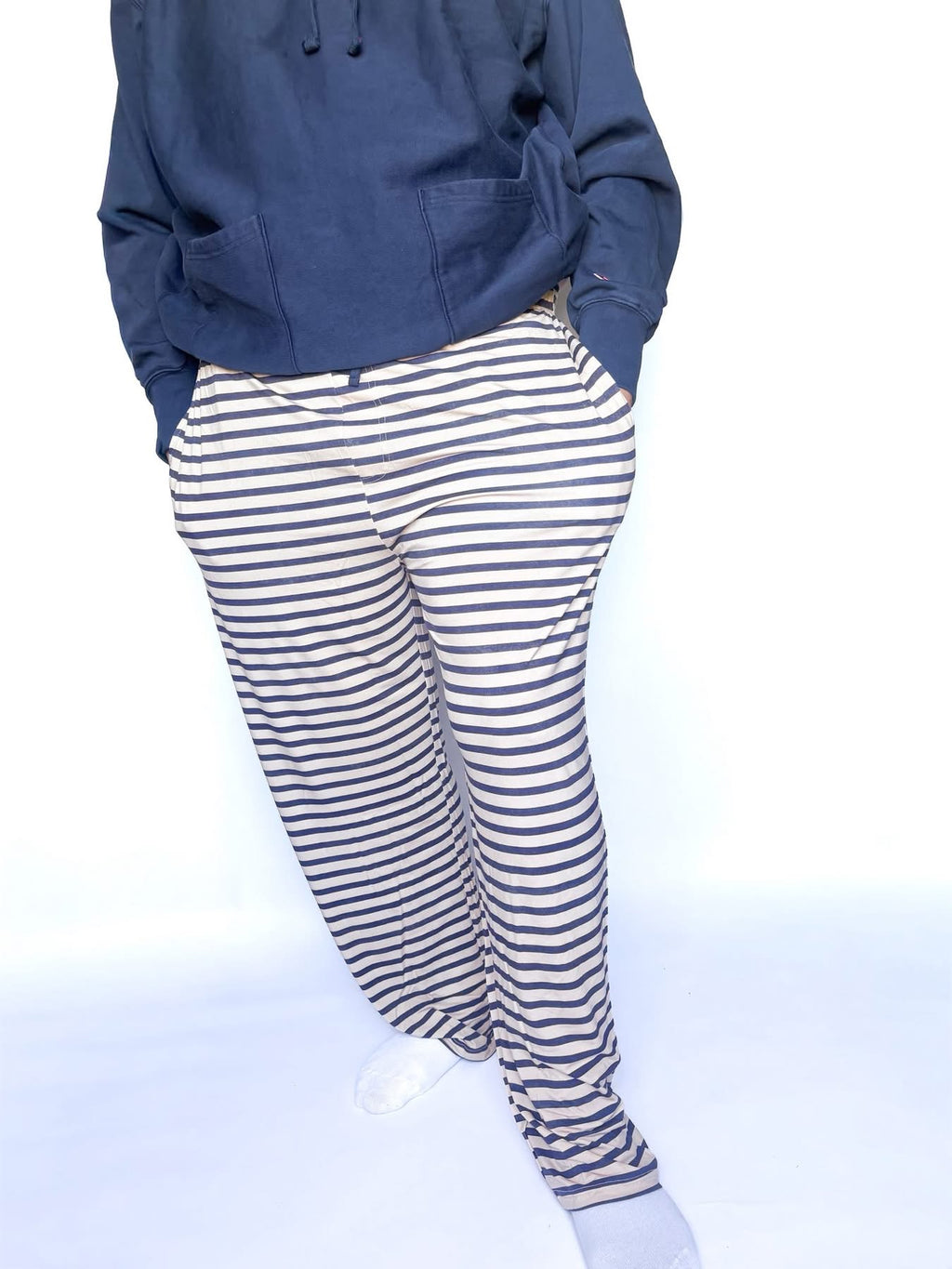 Coastal Stripes Unisex Straight leg Pants