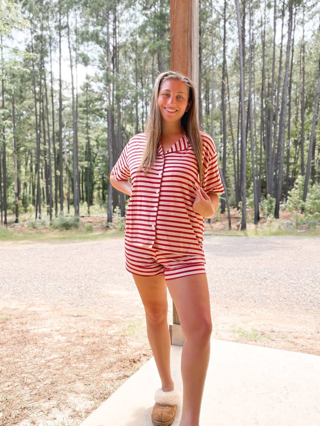 Cherry Cola Womens Short Set