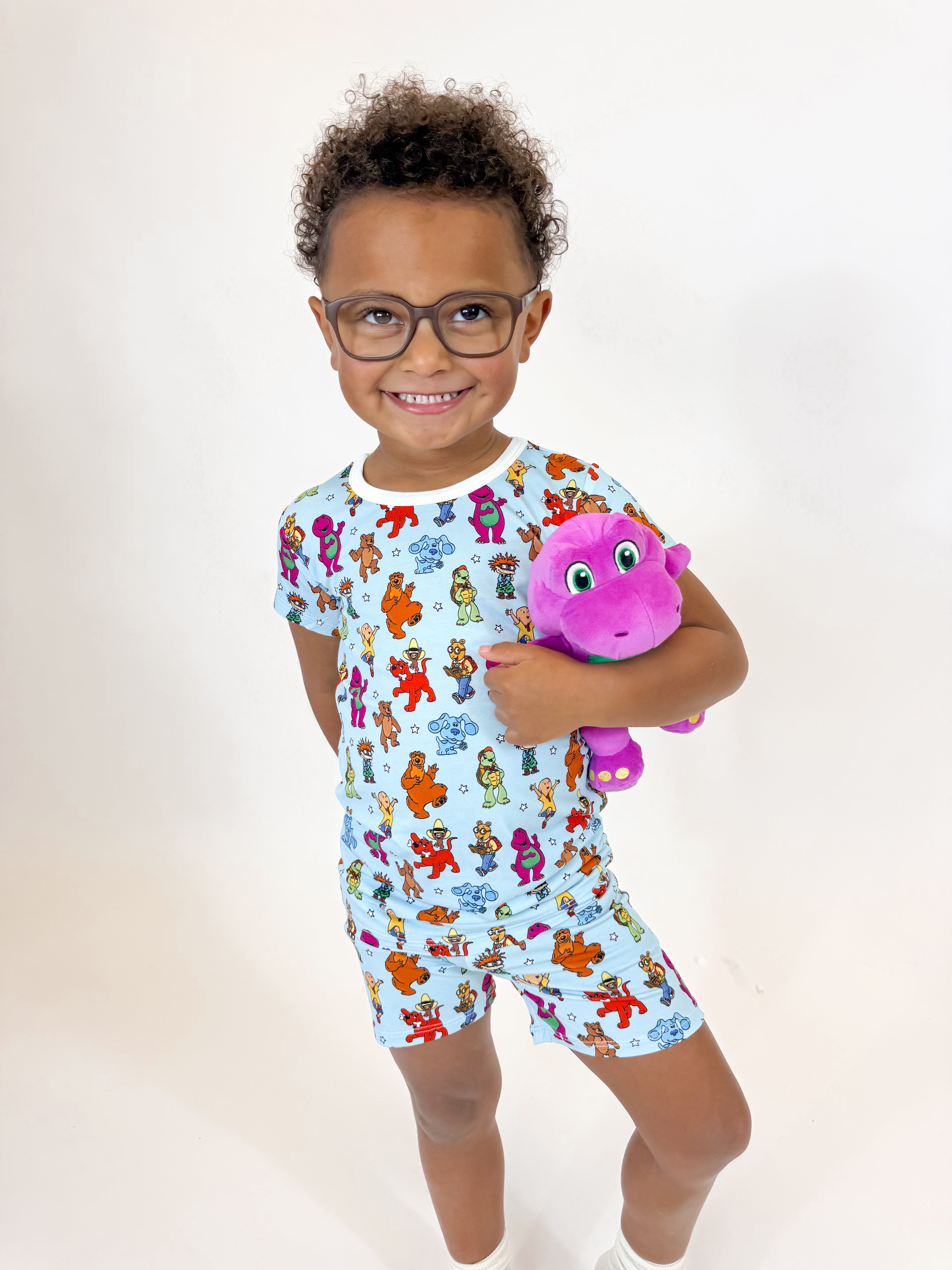 Retro Replay Two Piece Short Set