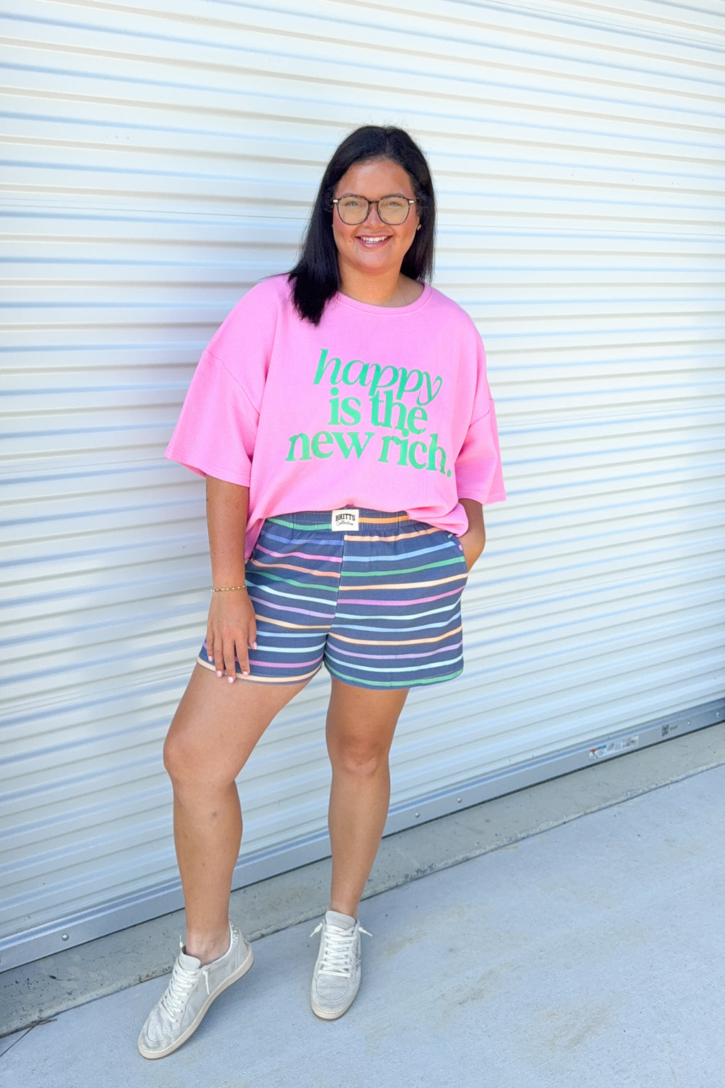 Happy is the new Rich Womens Waffle Knit Set