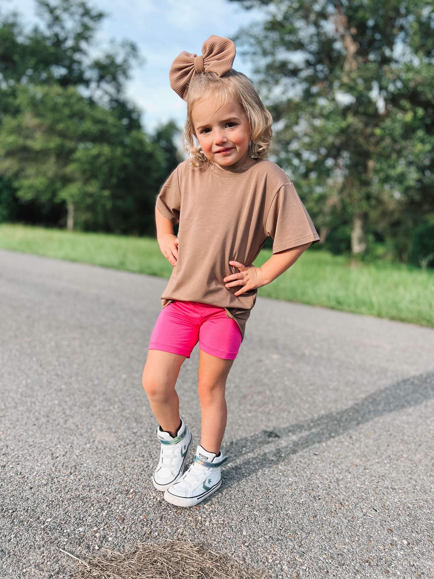 PINK/PURPLE DAYTIME SHORTS