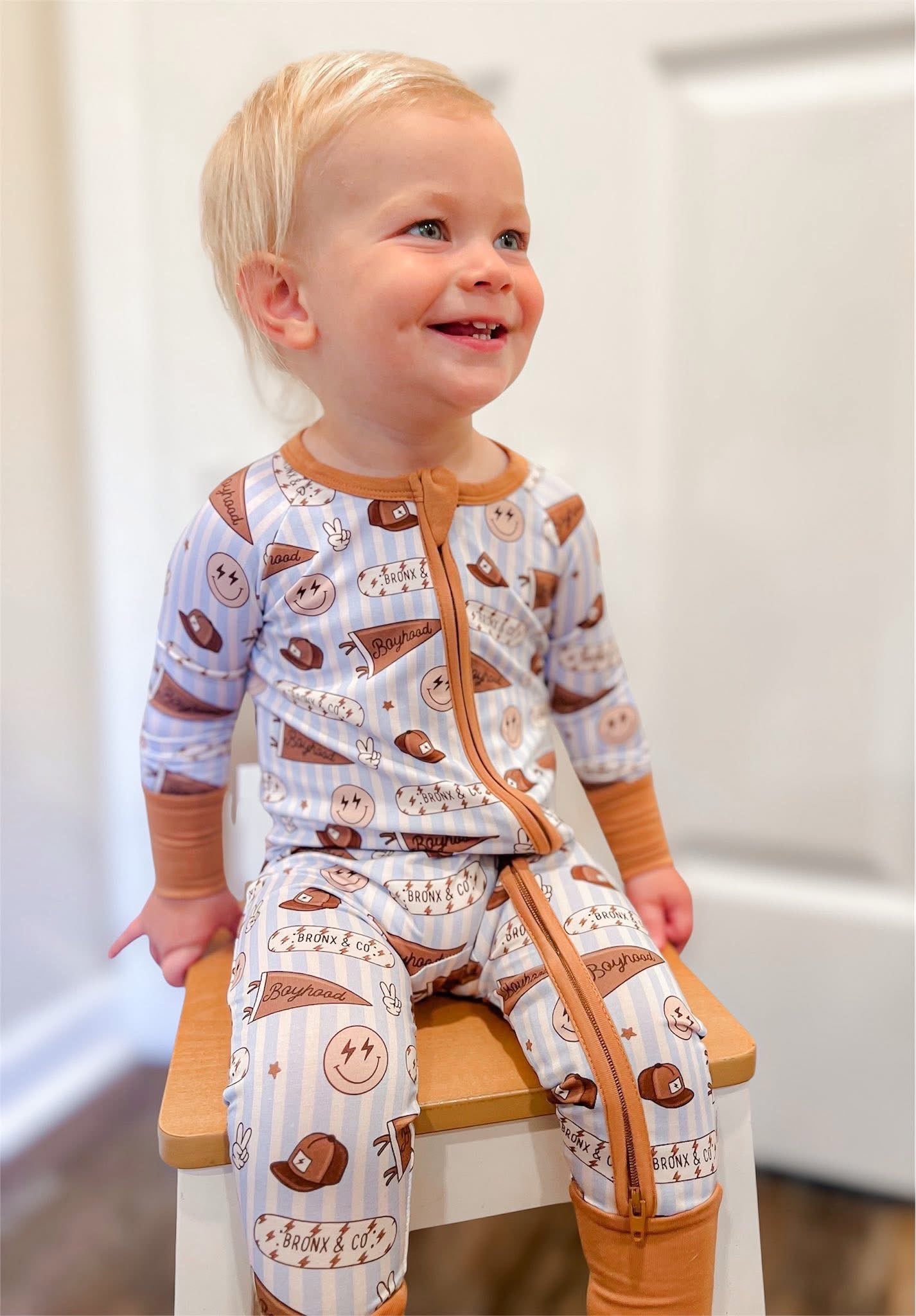 Boyhood Double Zippy Romper