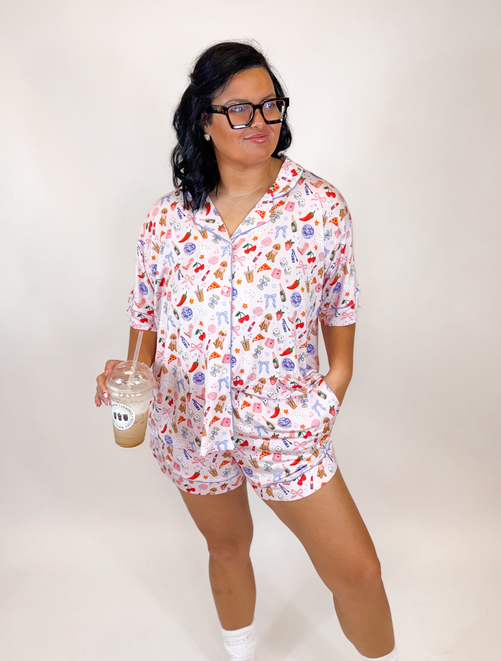 Literally just a girl Womens Short Set