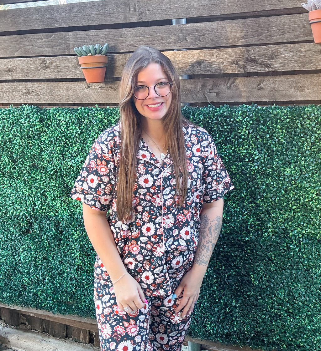 Emersyn Floral Womens Pant Set