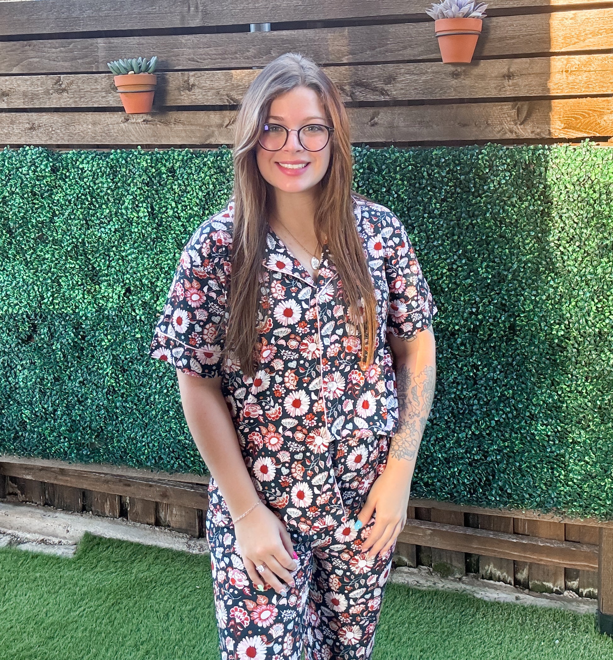 Emersyn Floral Womens Pant Set