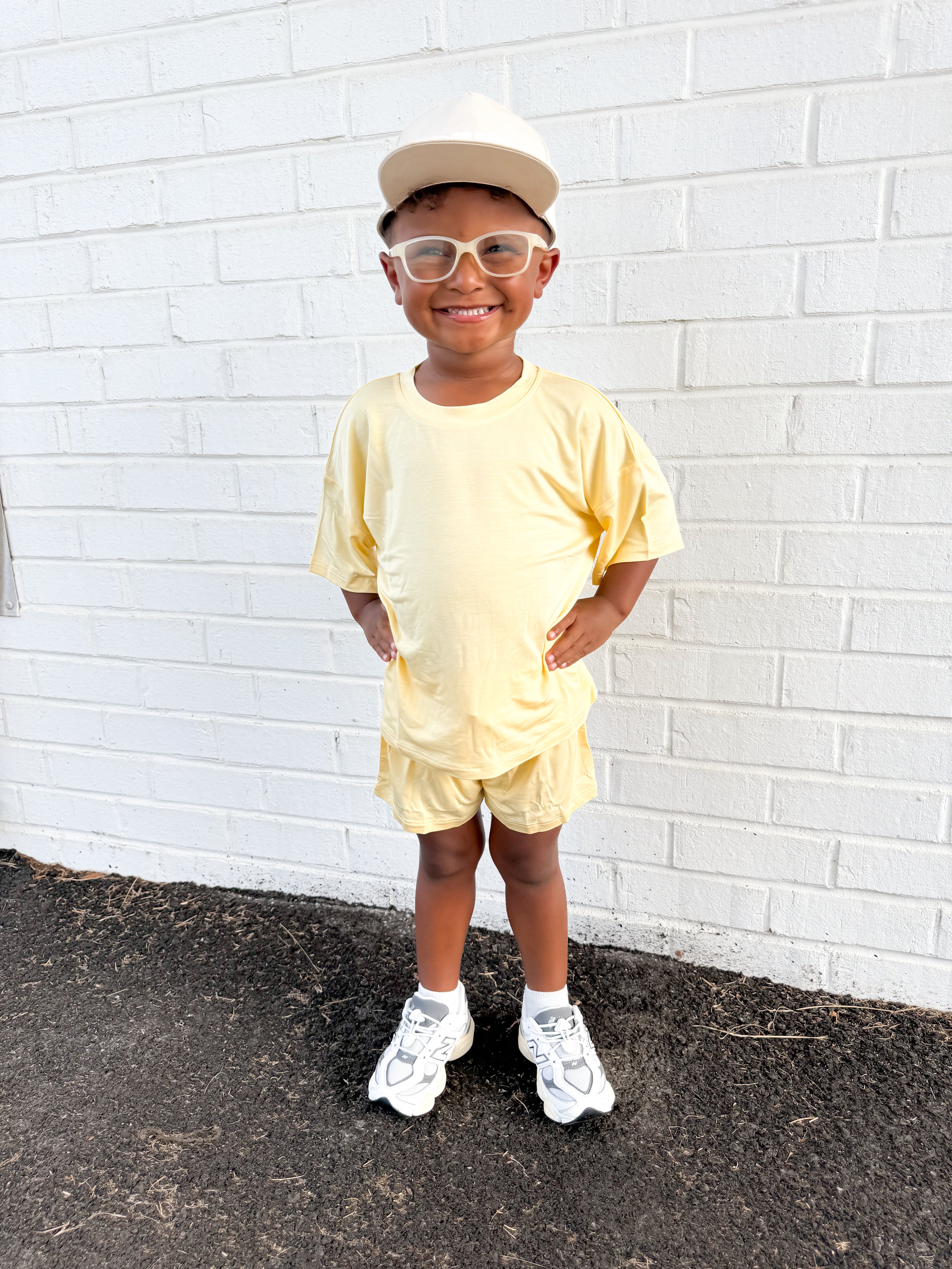 Banana Split Oversized Short Set