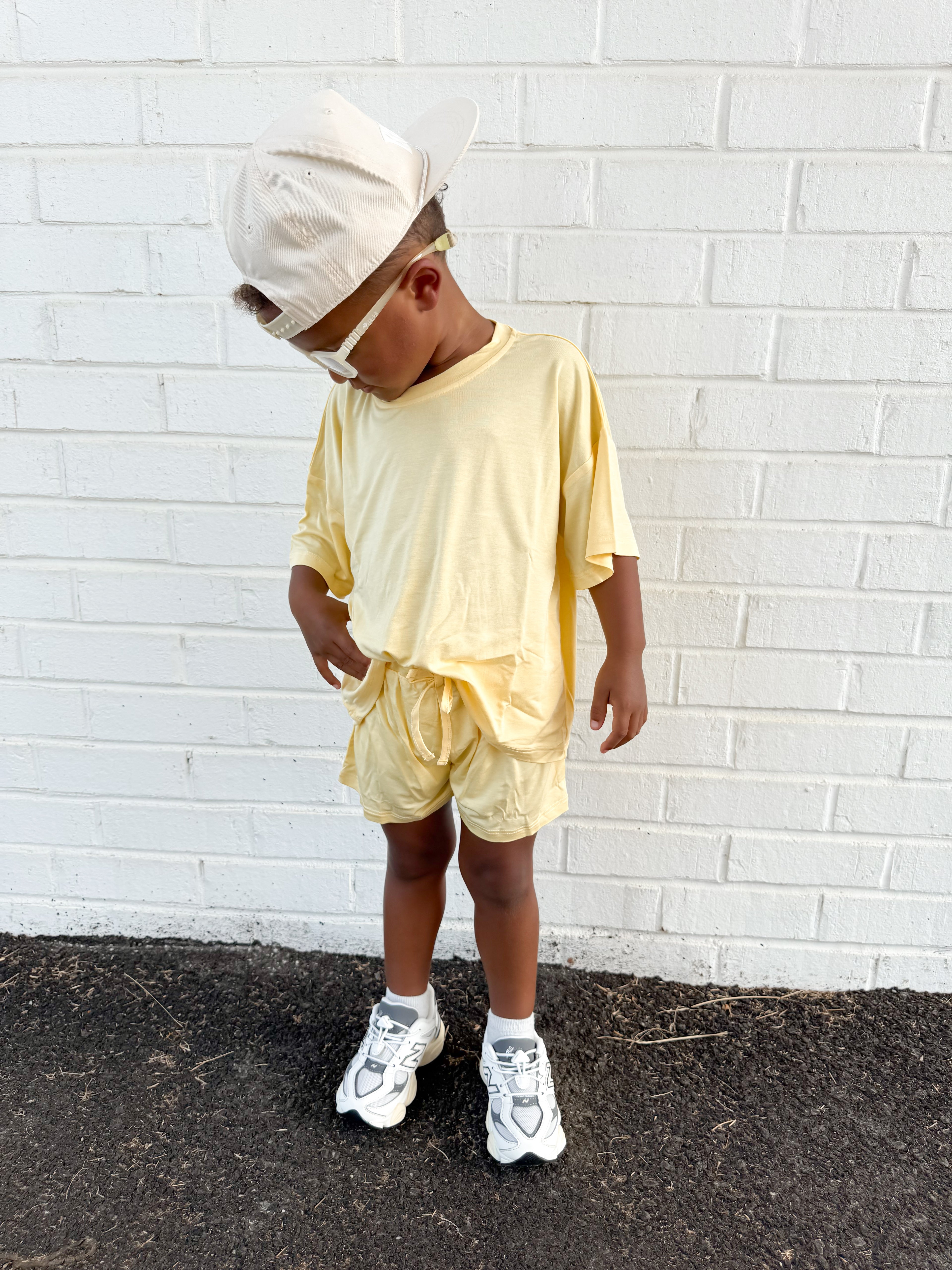 Banana Split Oversized Short Set