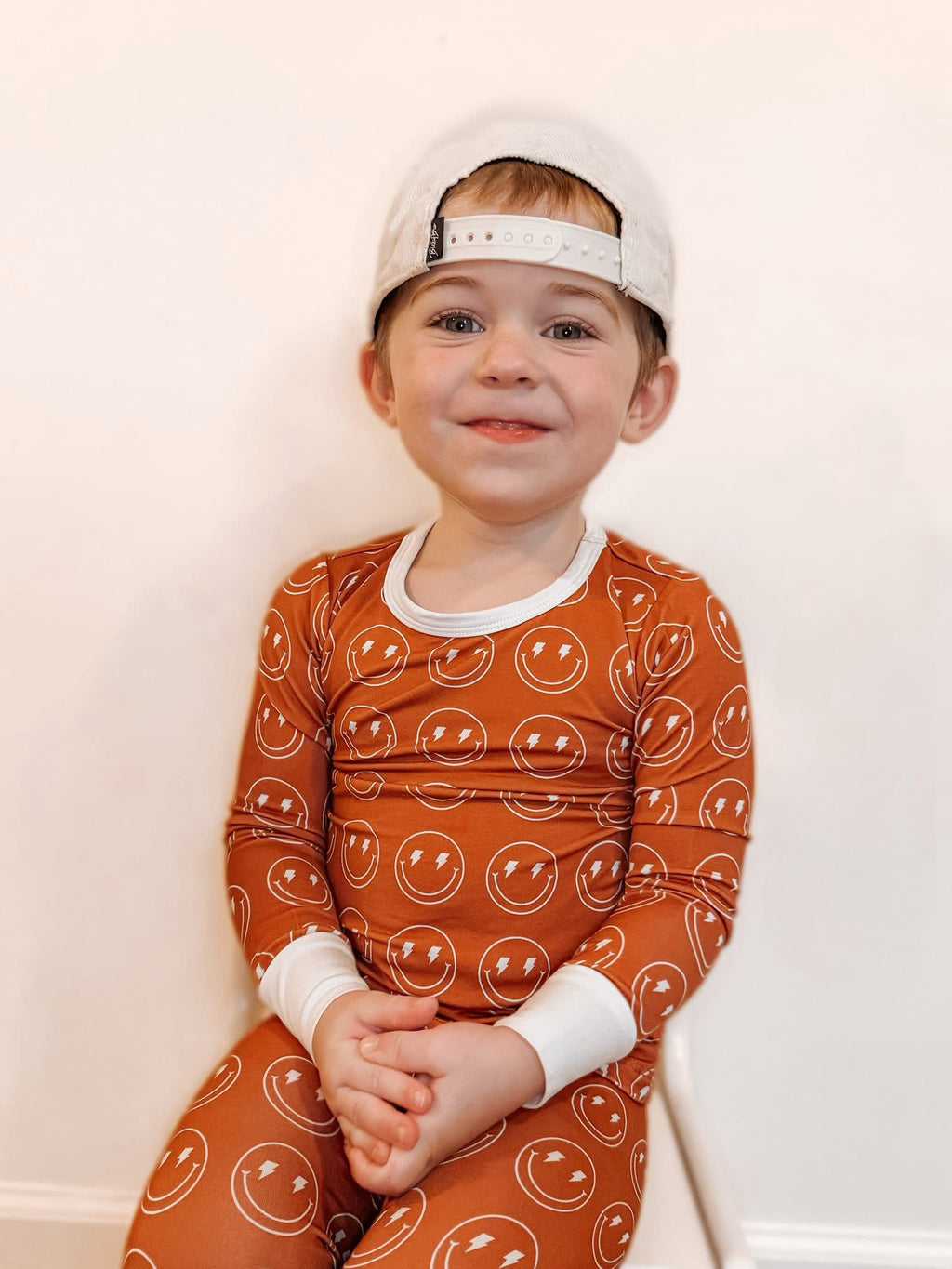 Retro Rust Smileys Two Piece Set