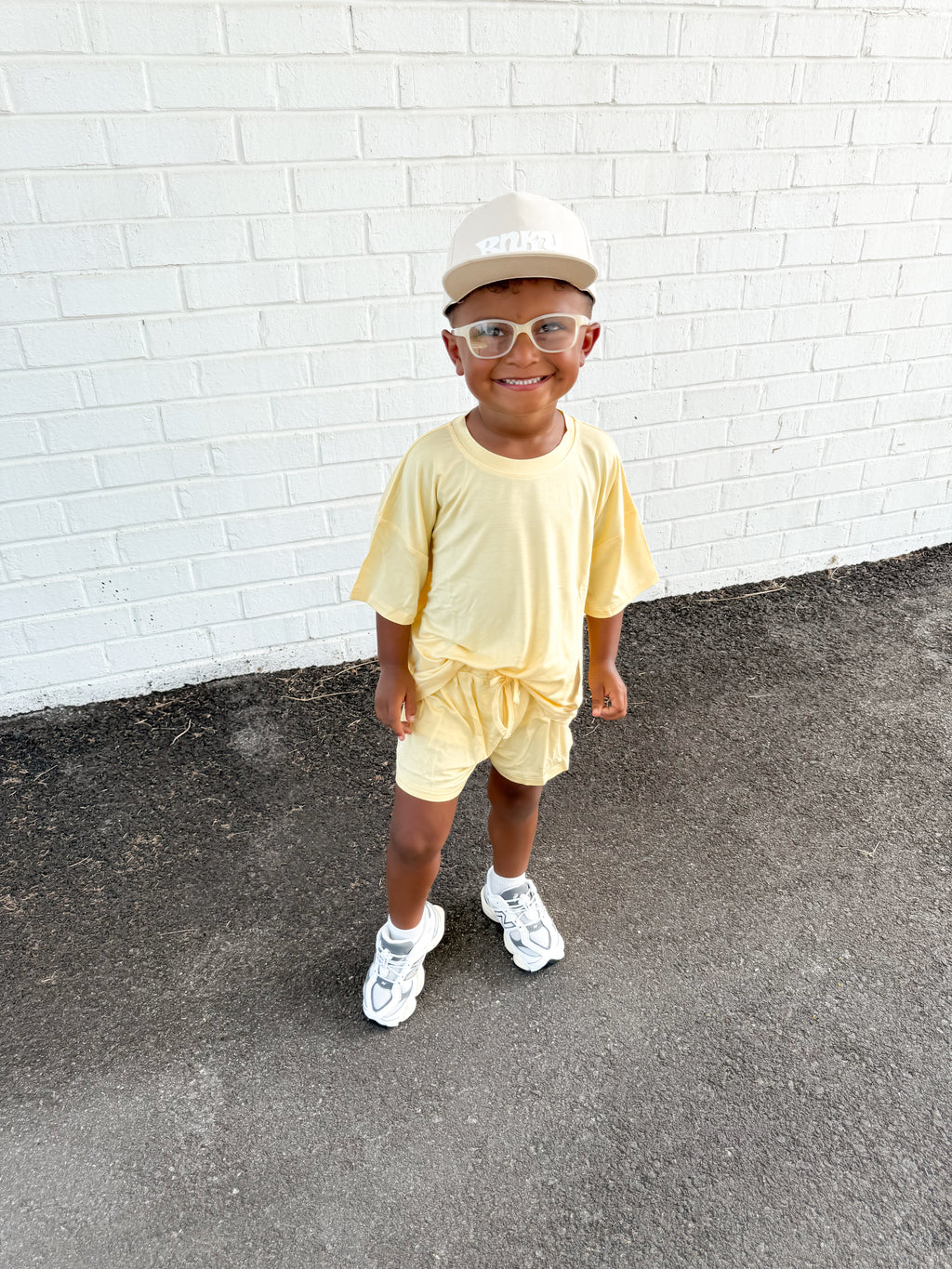 Banana Split Oversized Short Set
