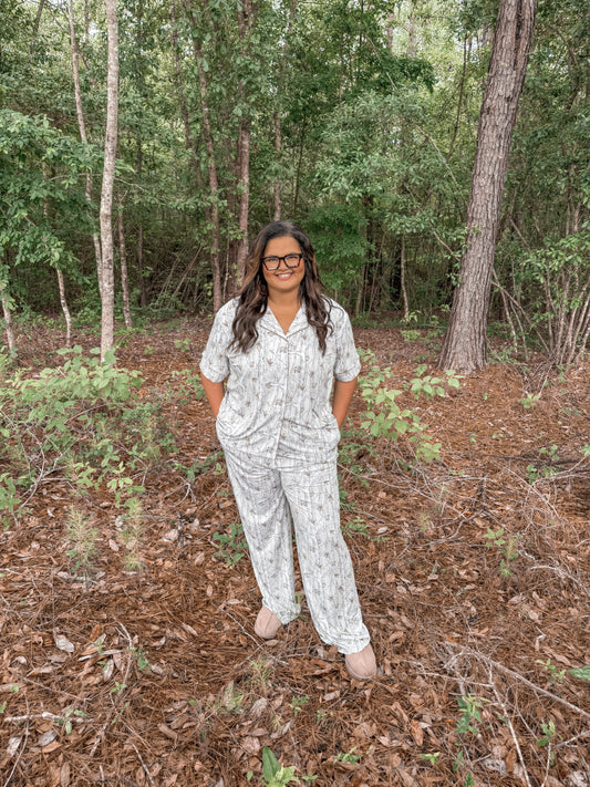 Snow Camo Womens Pant Set