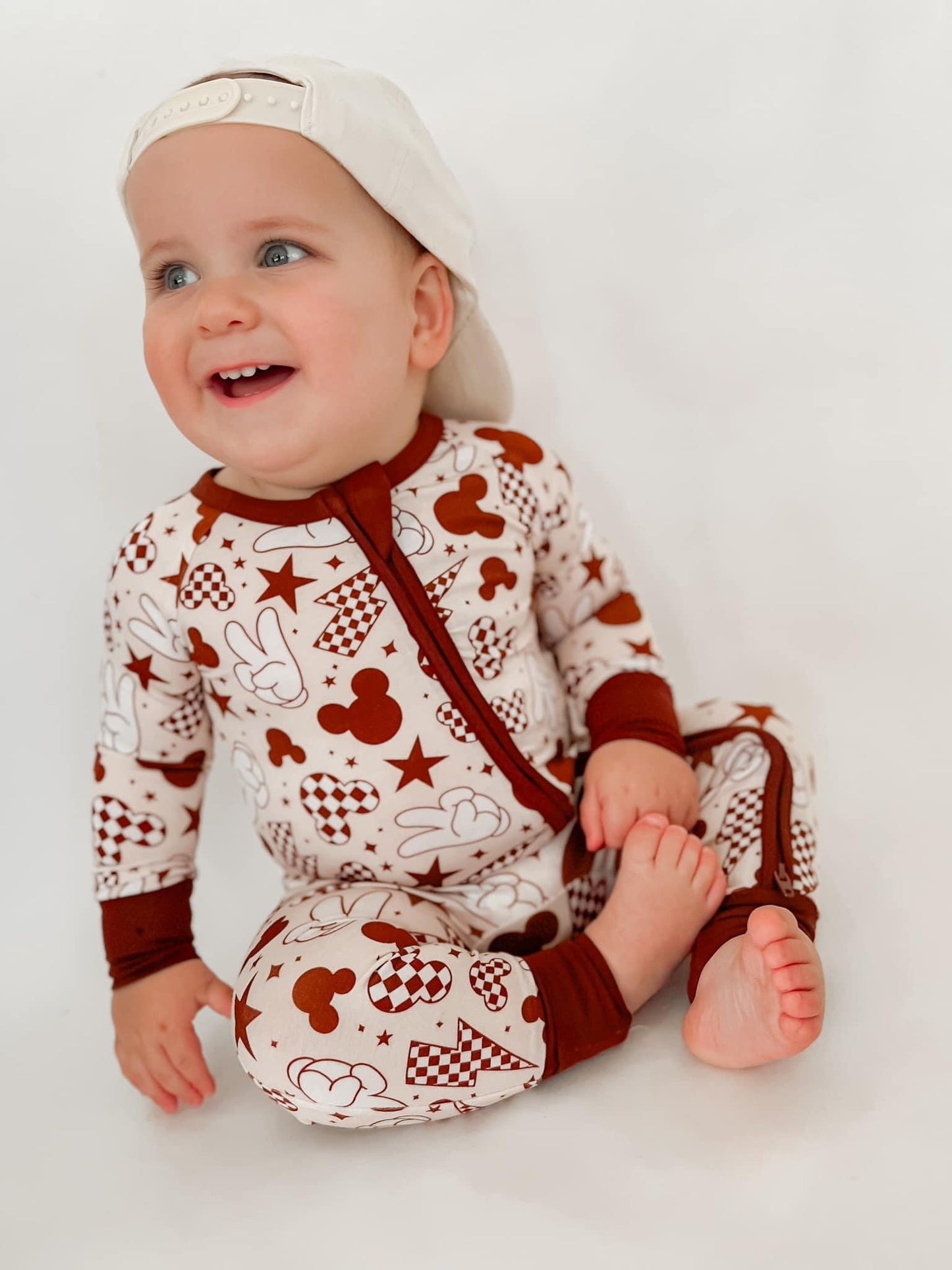 Retro magic Double Zippy Romper