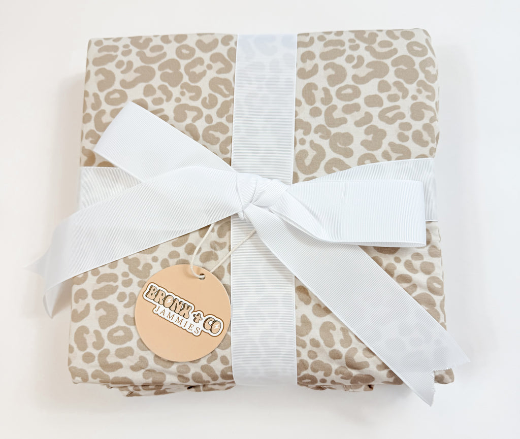 Oat Leopard Blanket