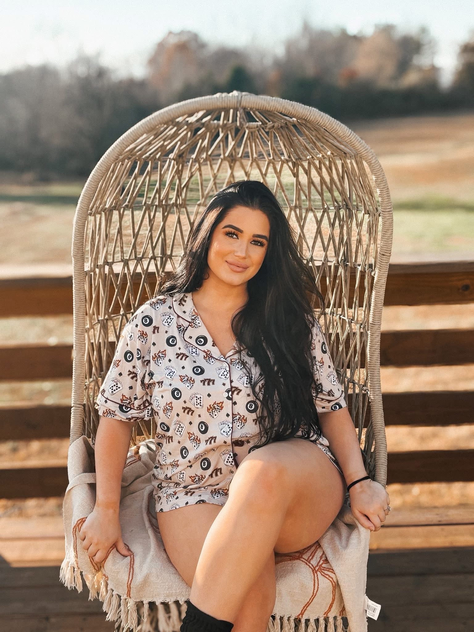 Casino Womens Short Set