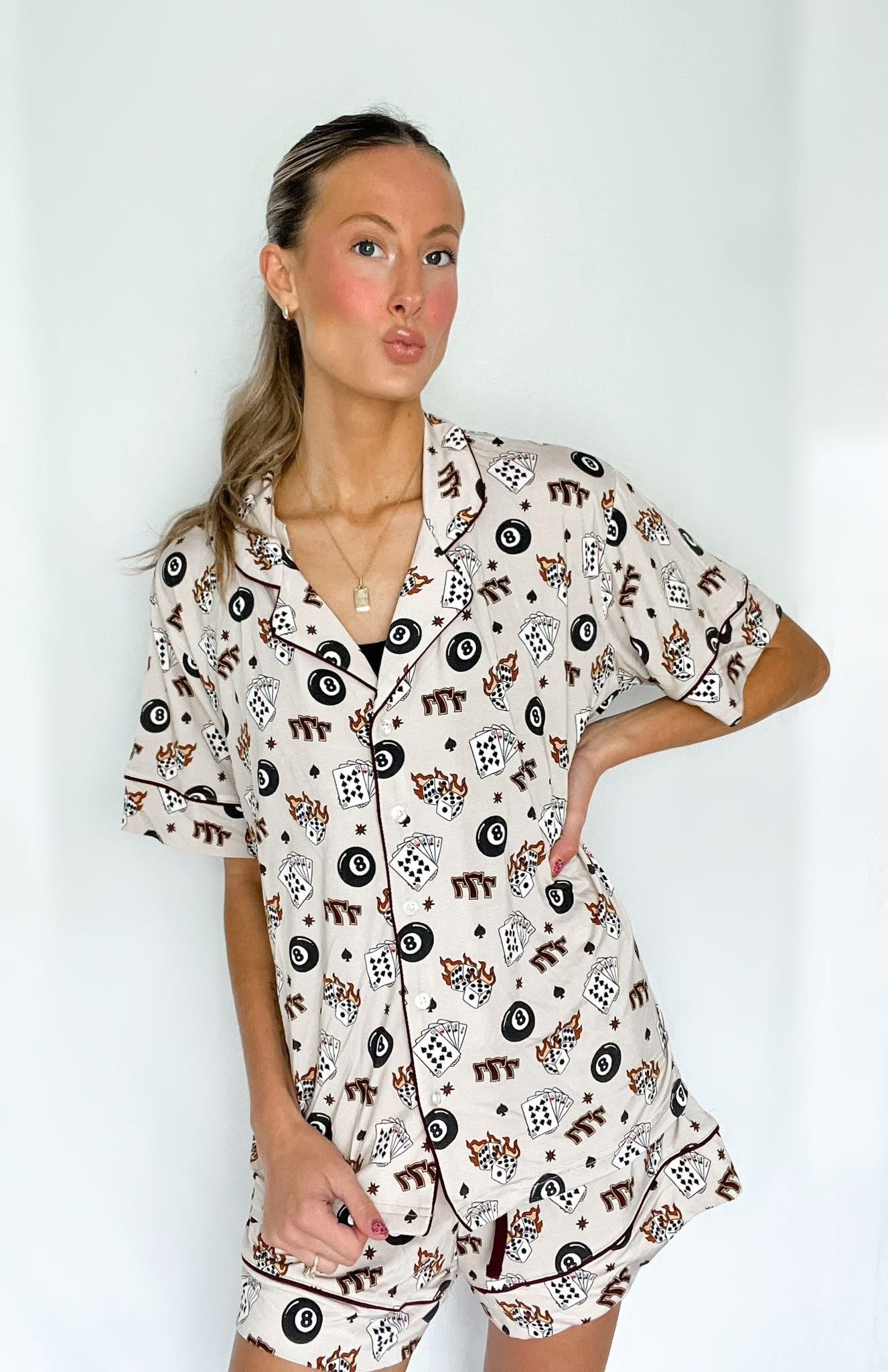 Casino Womens Short Set