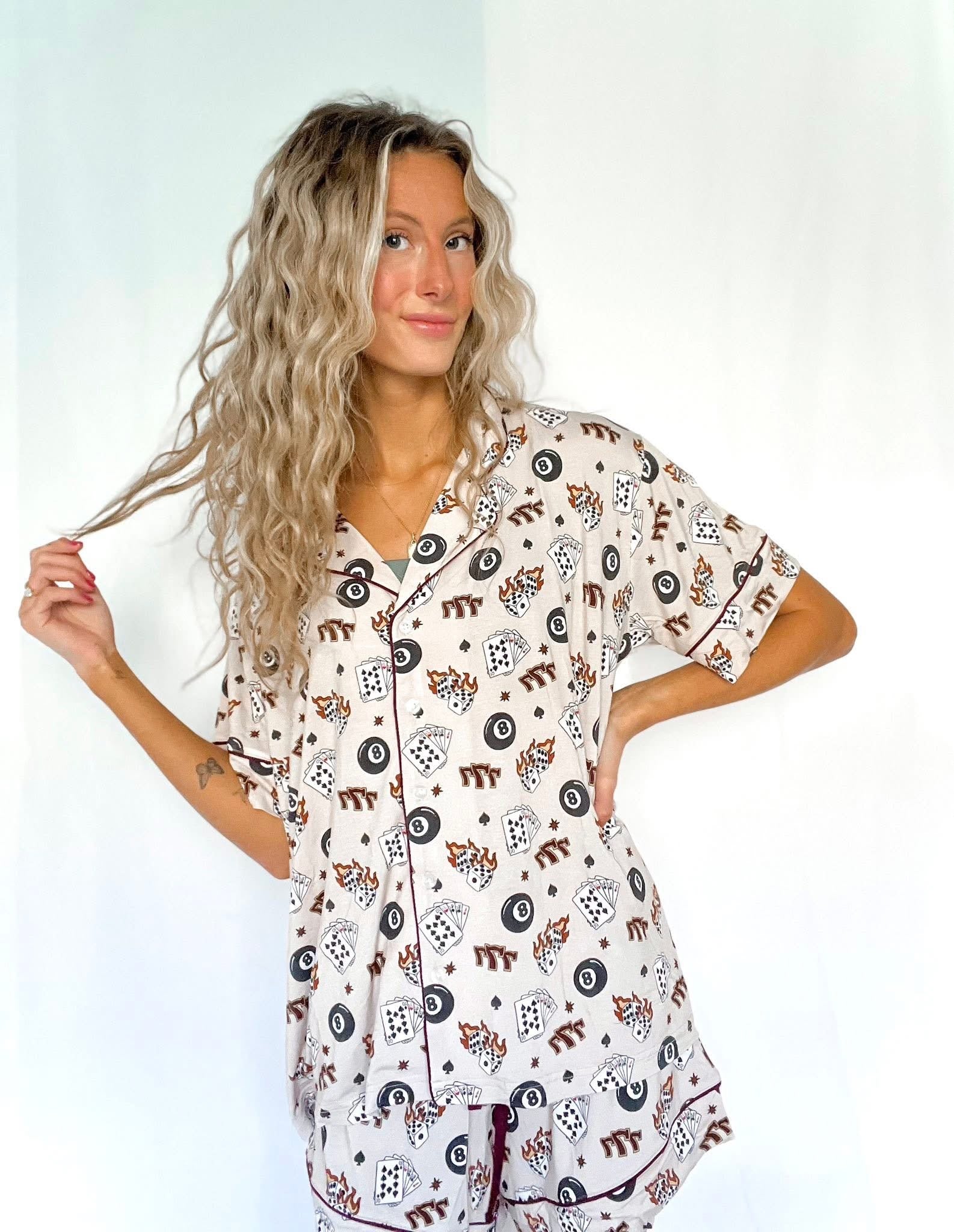 Casino Womens Short Set