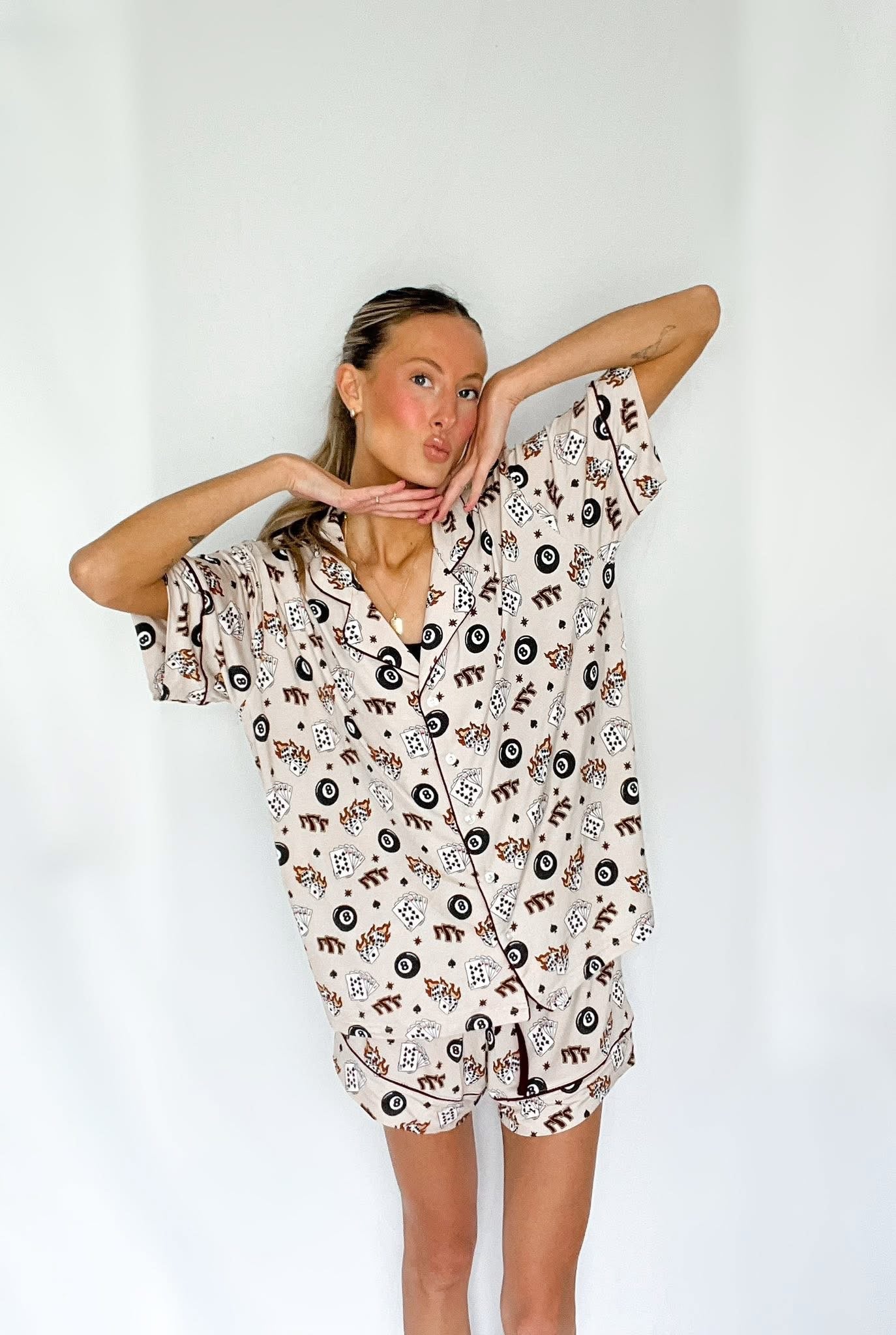 Casino Womens Short Set