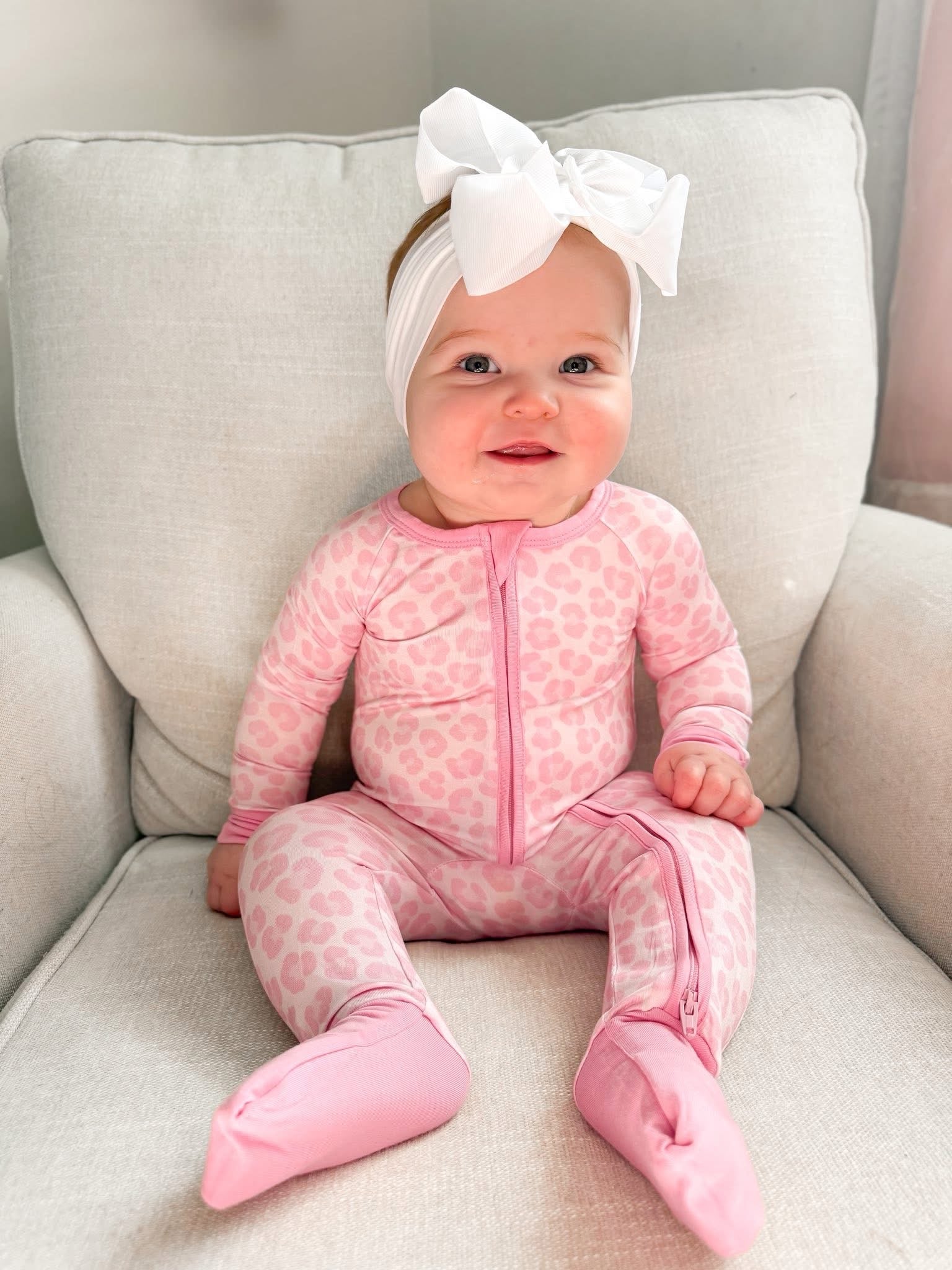 Pretty in Pink Double Zippy Romper