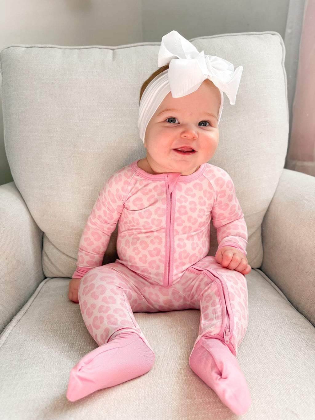 Pretty in Pink Double Zippy Romper