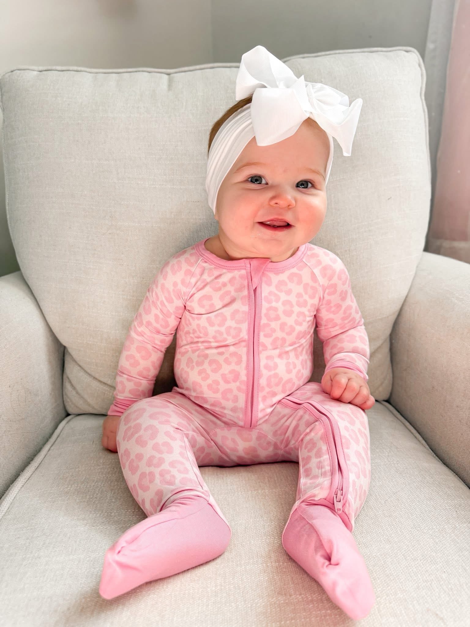 Pretty in Pink Double Zippy Romper