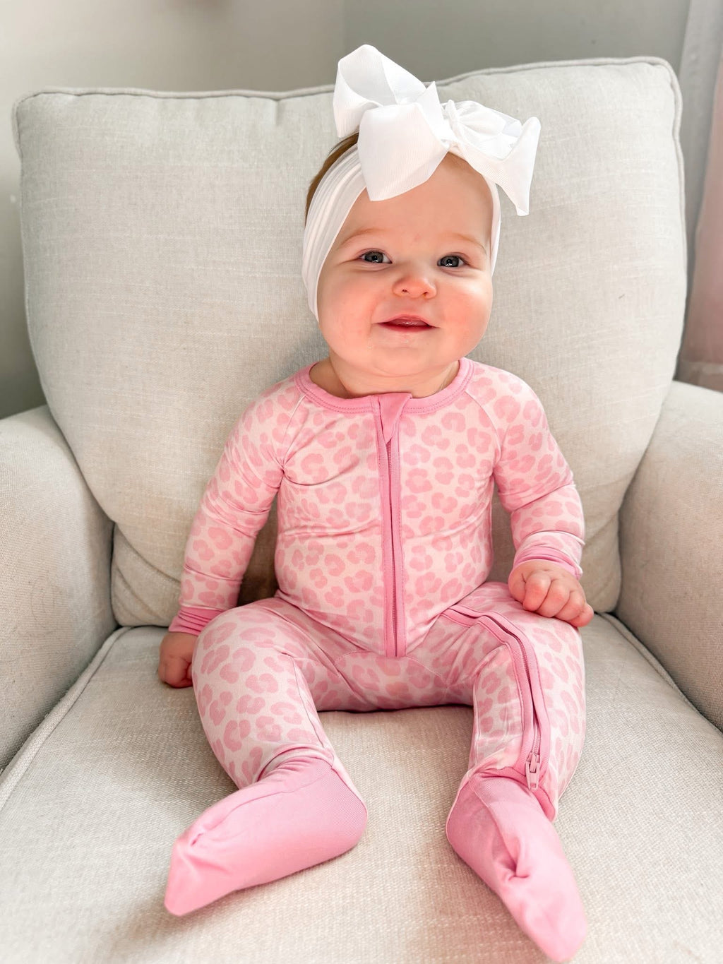 Pretty in Pink Double Zippy Romper