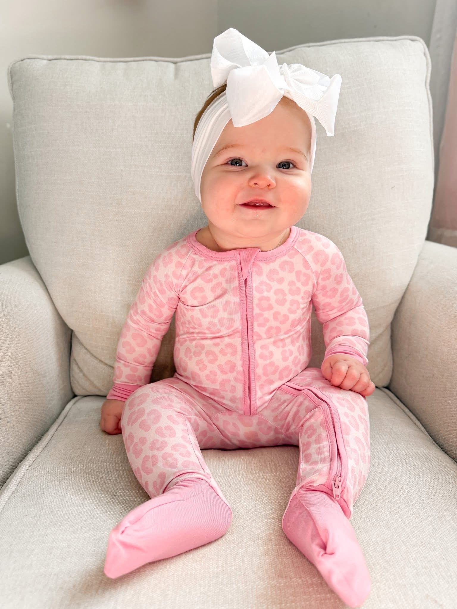 Pretty in Pink Double Zippy Romper