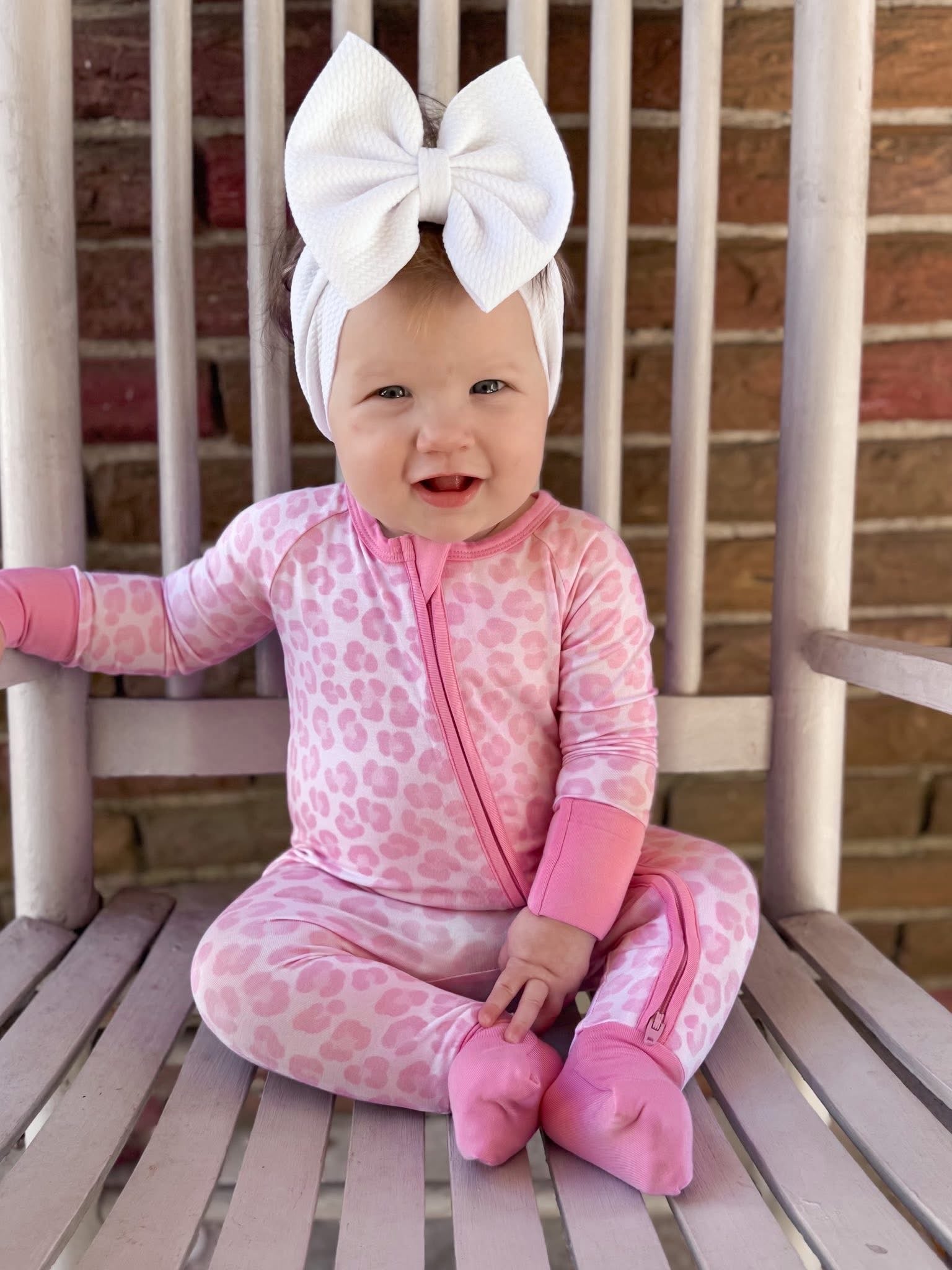 Pretty in Pink Double Zippy Romper