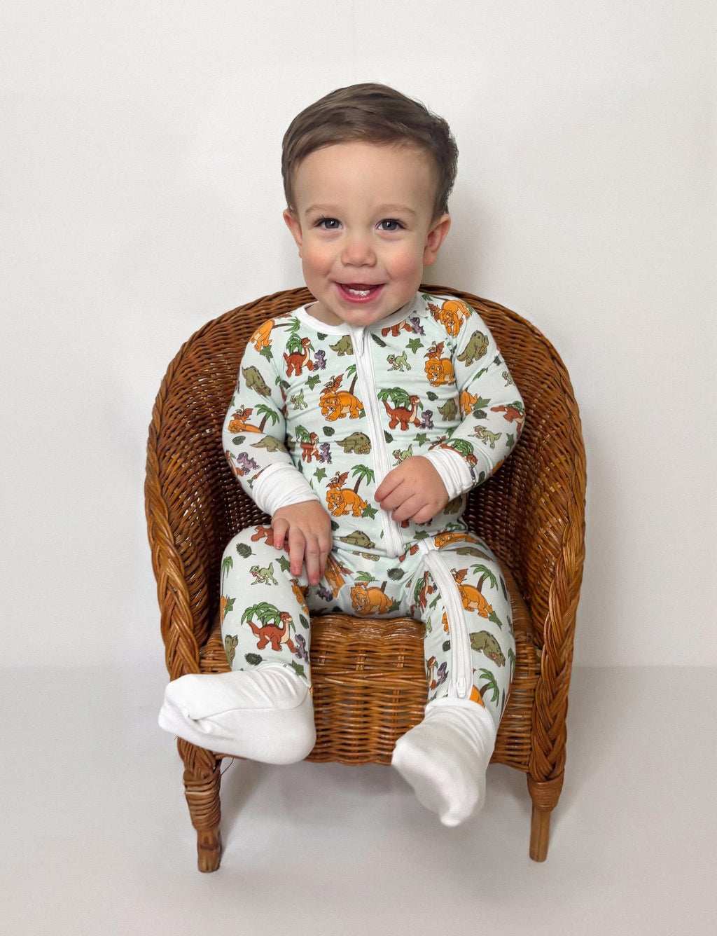 Dino Days Double Zippy Romper