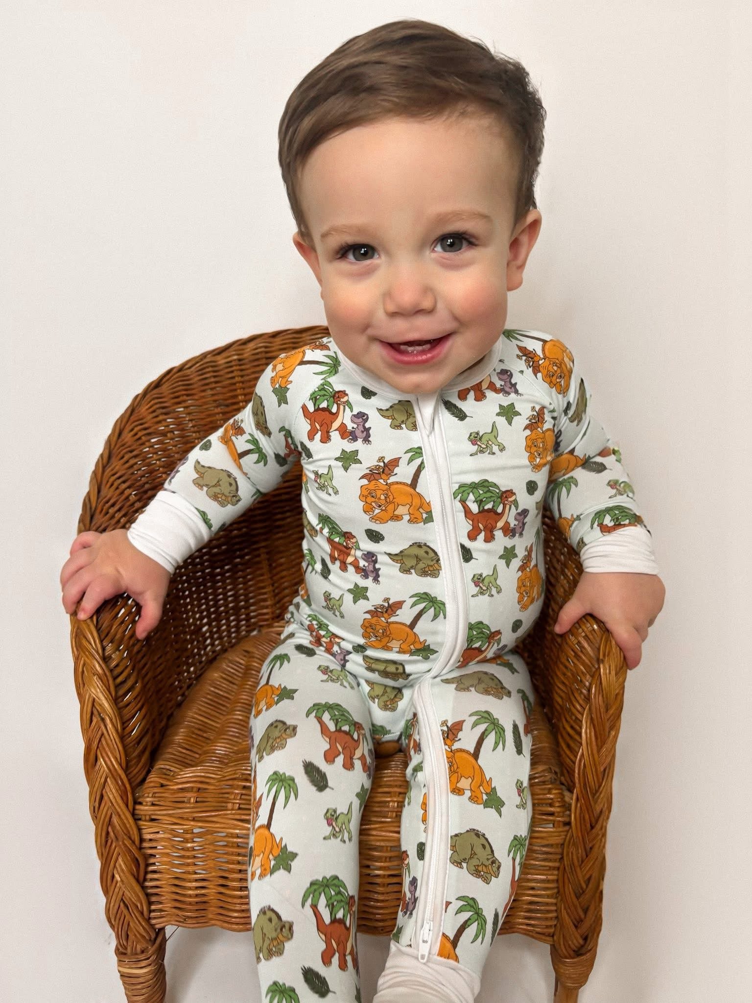 Dino Days Double Zippy Romper