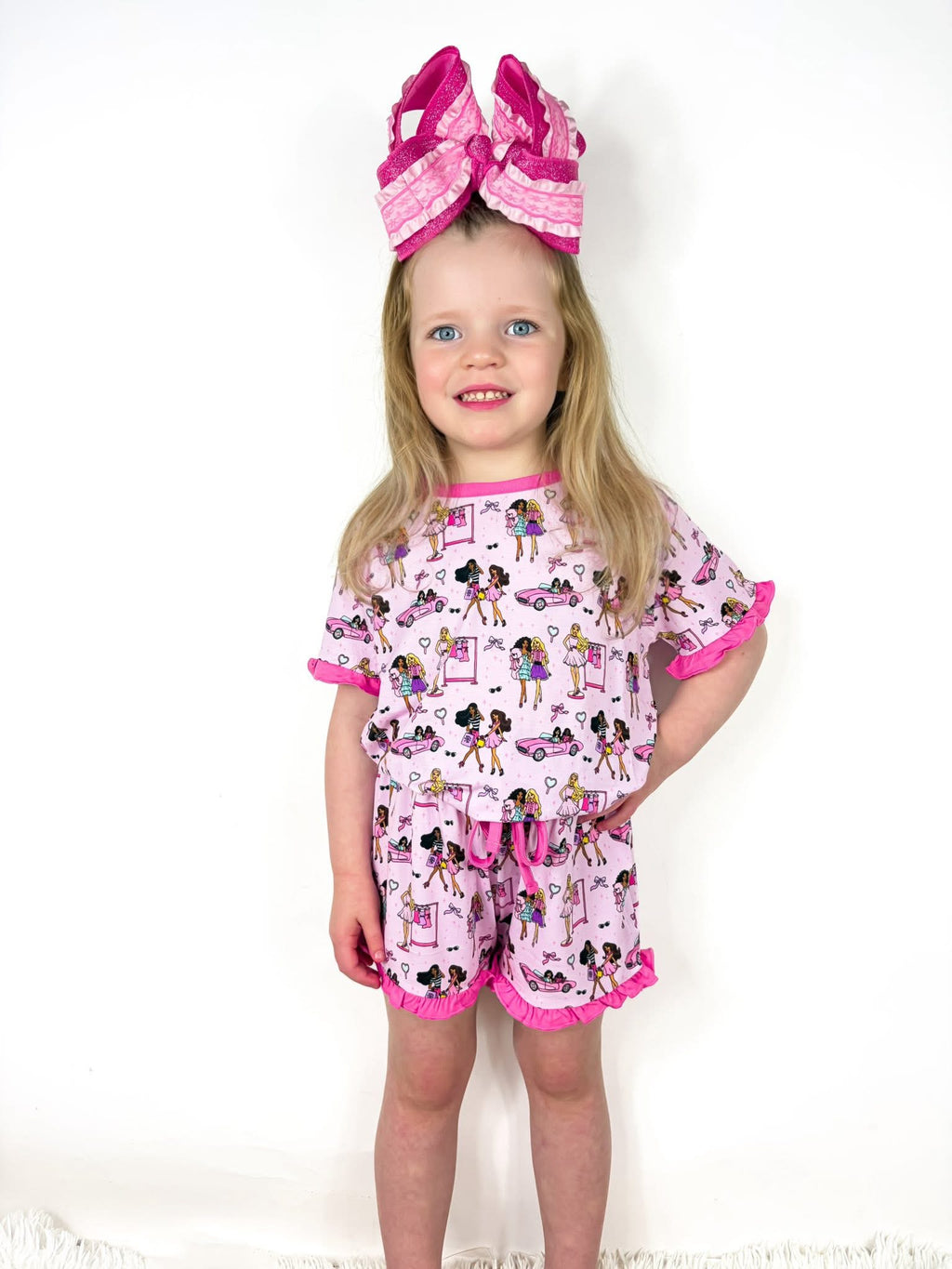 Life in Plastic Kids Ruffle Short Set