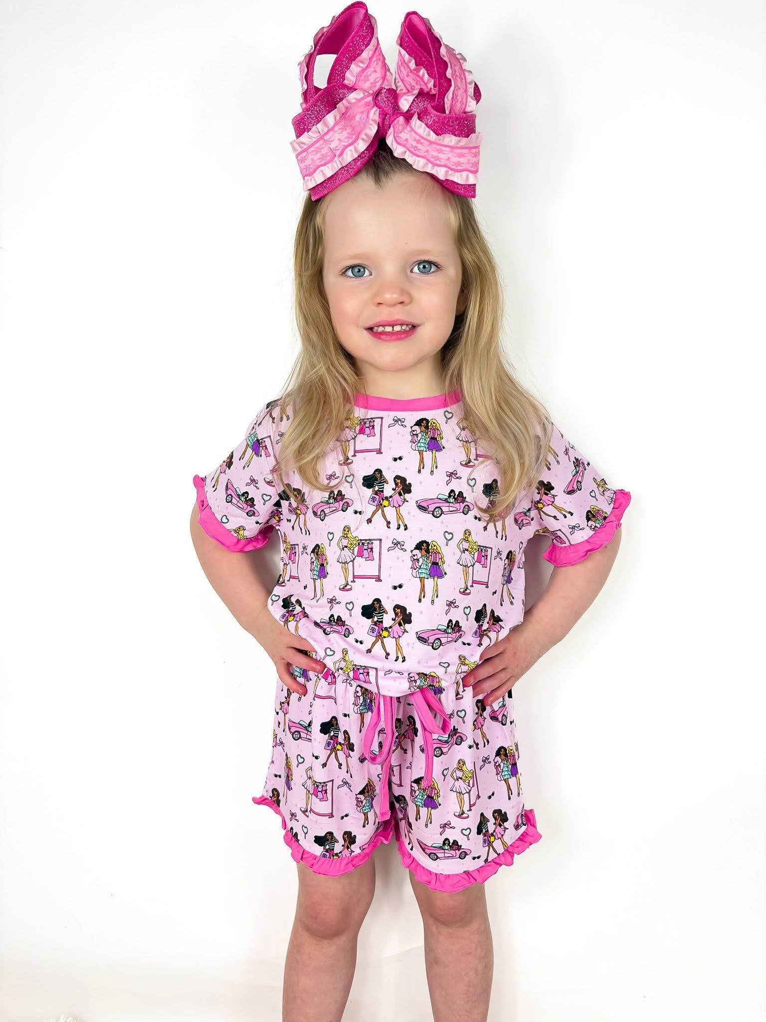 Life in Plastic Kids Ruffle Short Set