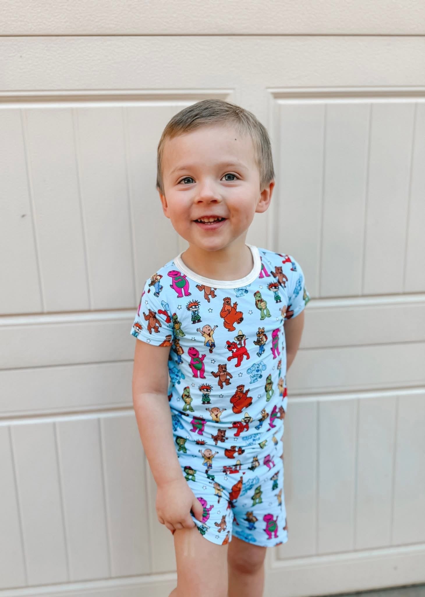 Retro Replay Two Piece Short Set