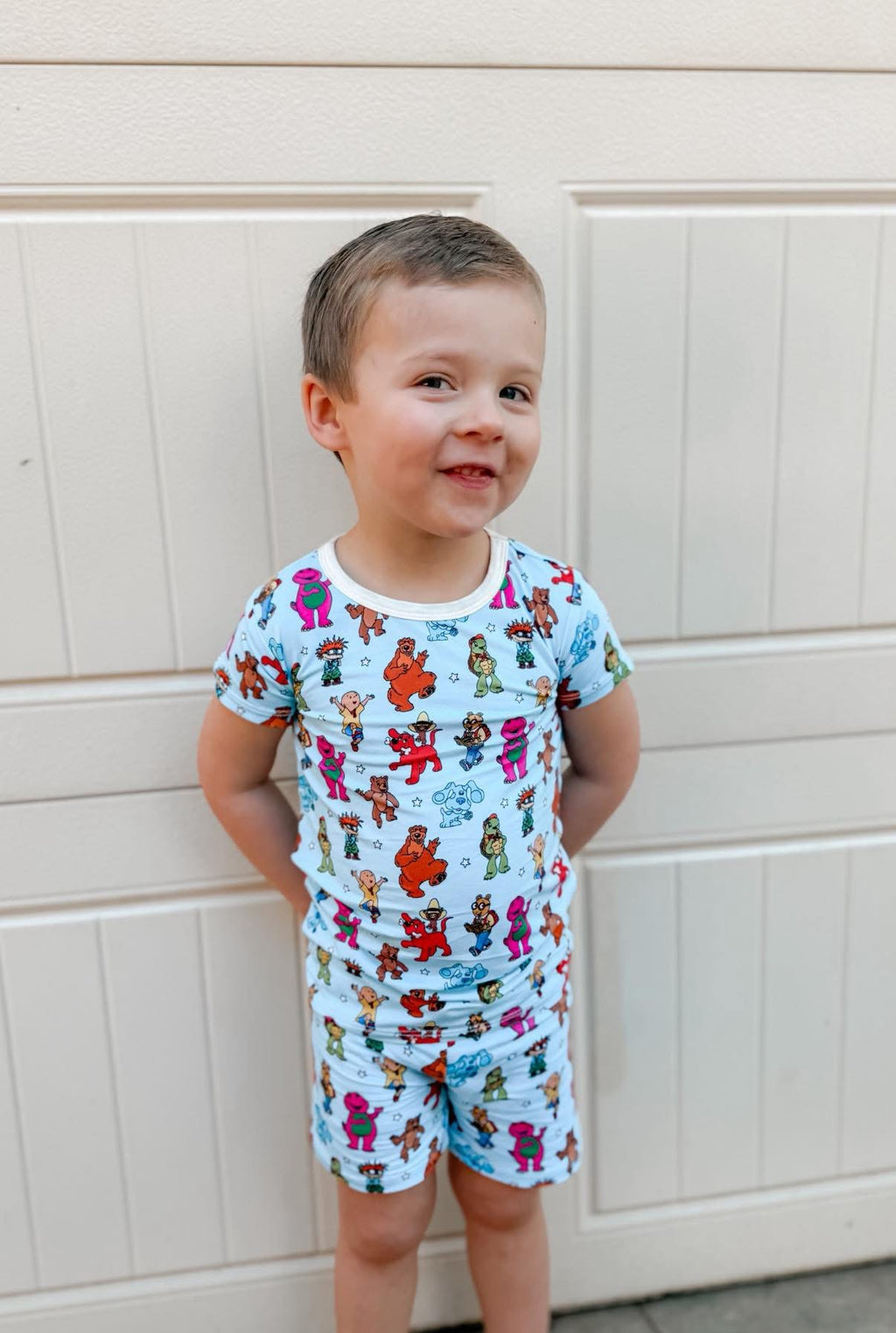 Retro Replay Two Piece Short Set