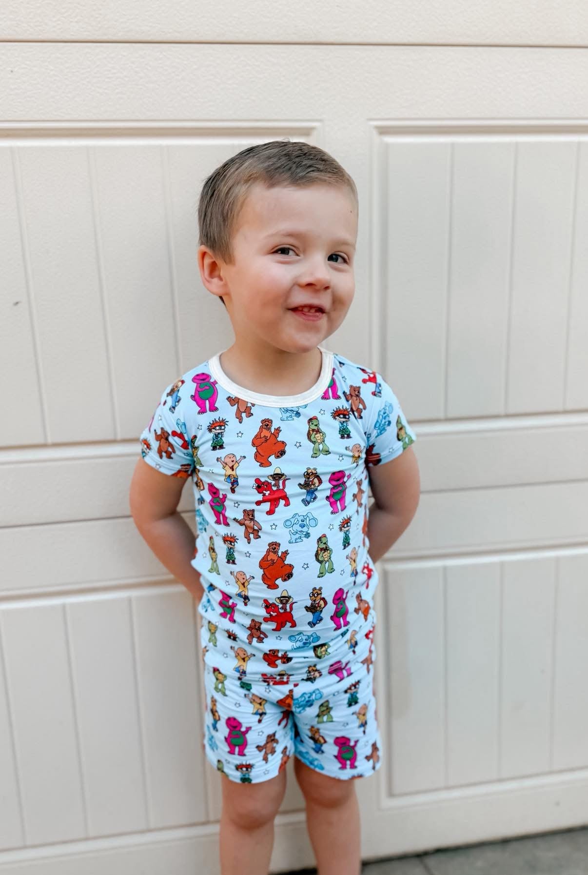 Retro Replay Two Piece Short Set