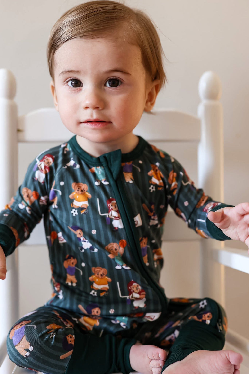 Rookie Bears Double Zippy Romper