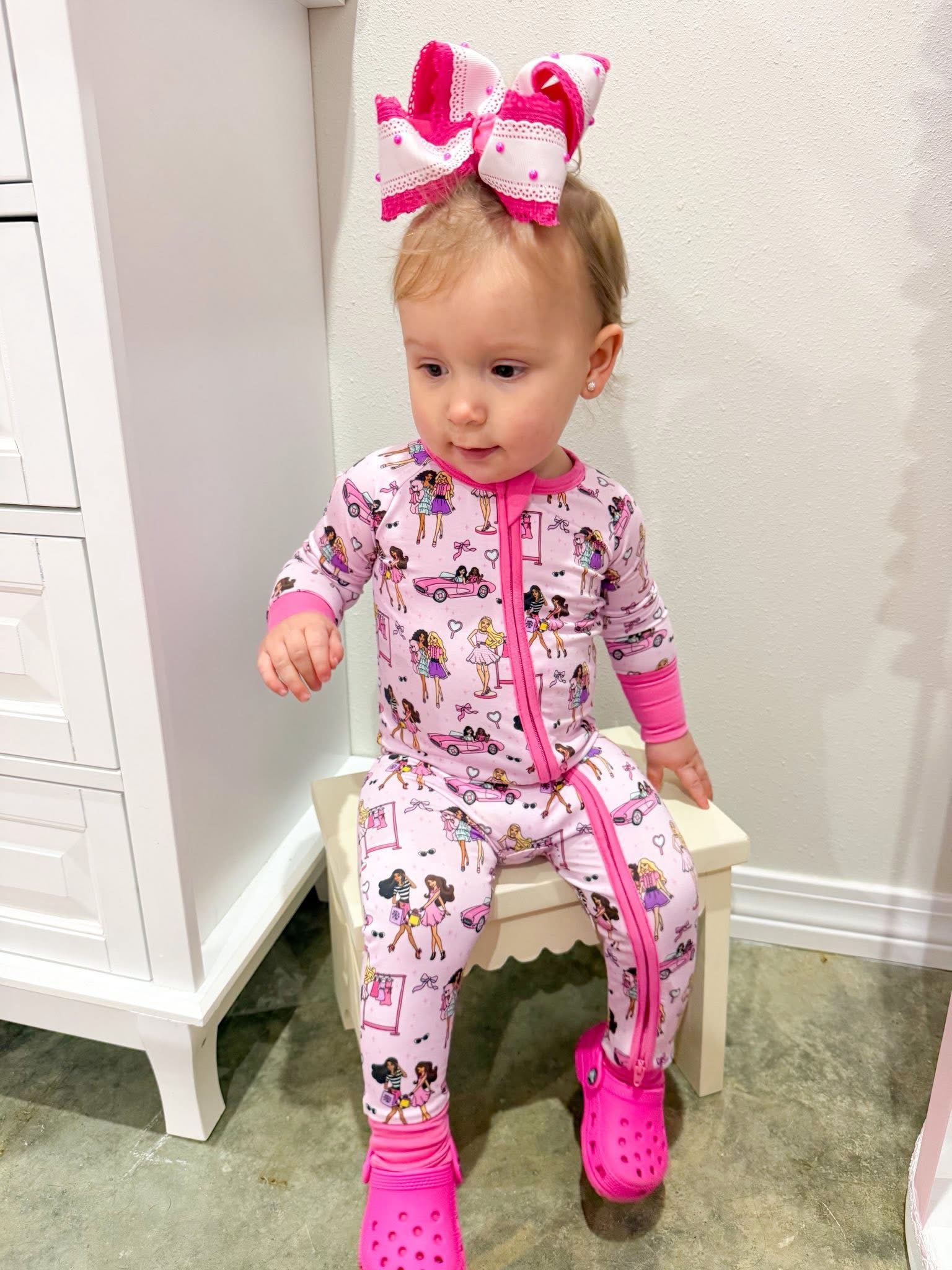 Life in Plastic Double Zippy Romper