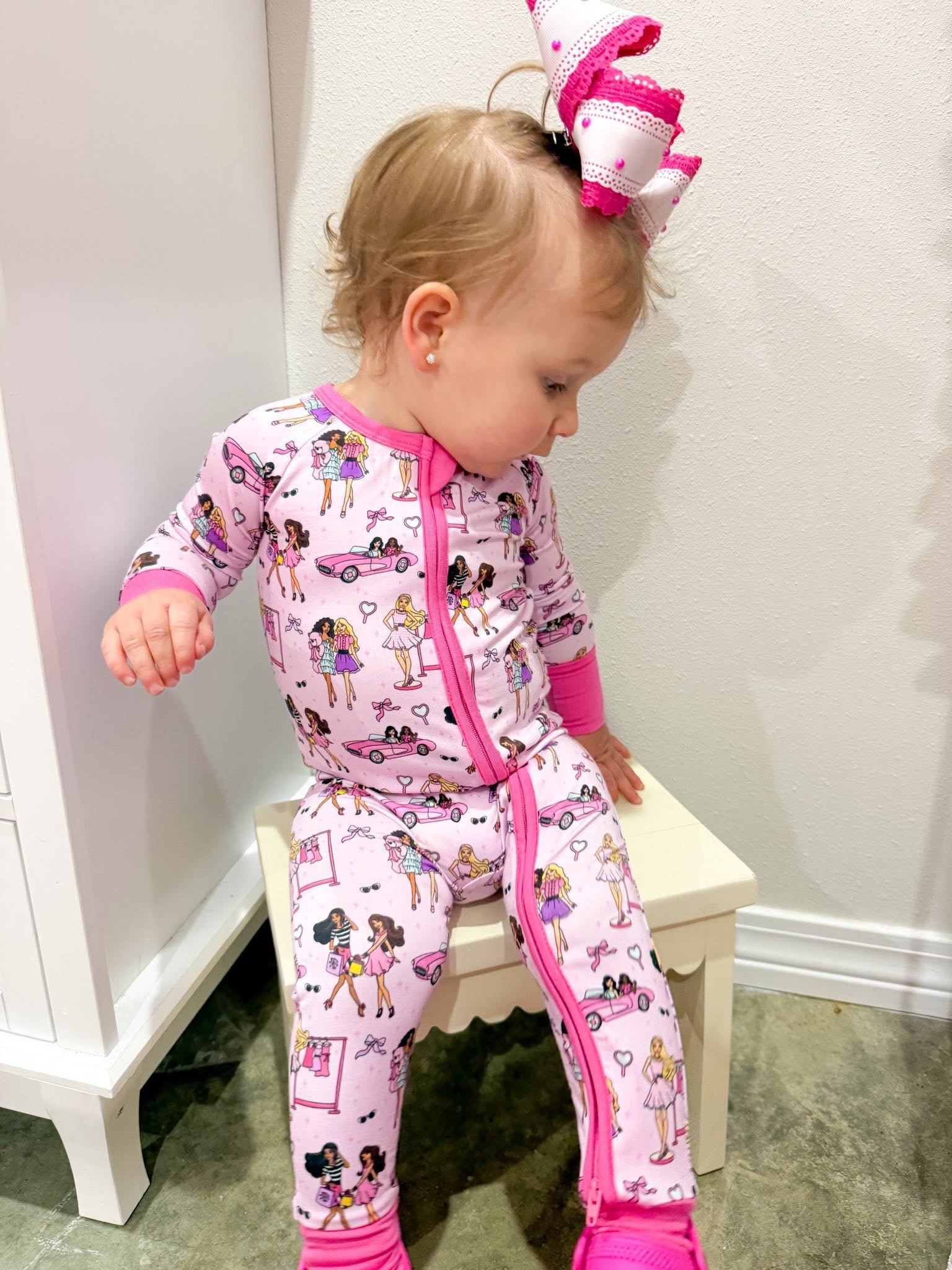 Life in Plastic Double Zippy Romper