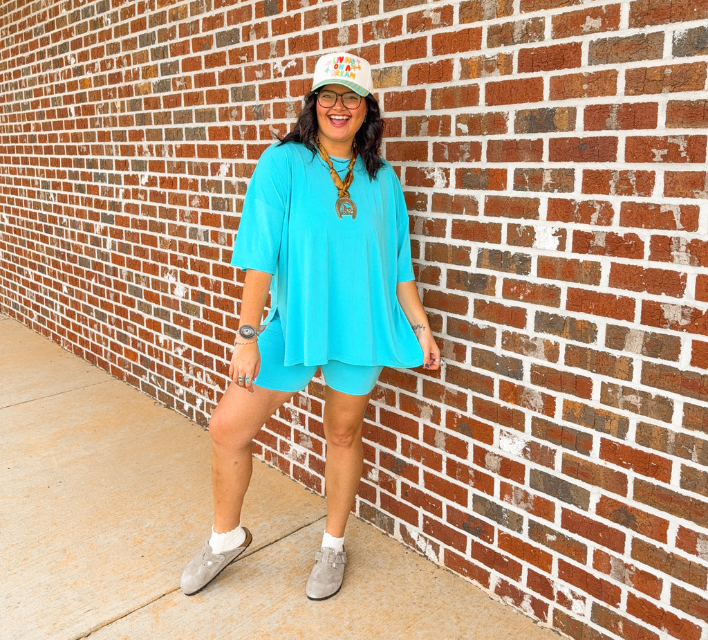 Blue Bell Womens Biker Short Set