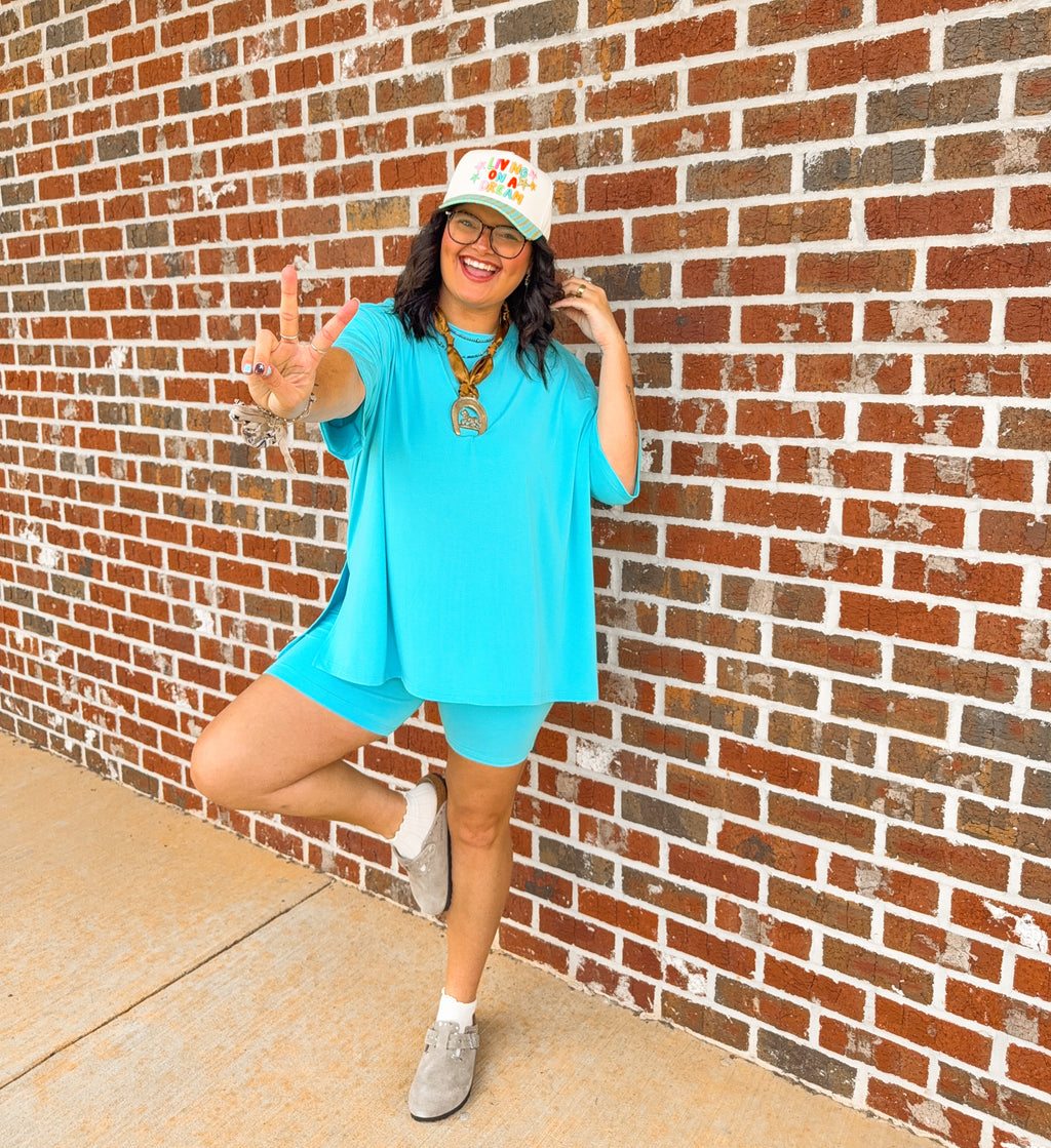 Blue Bell Womens Biker Short Set