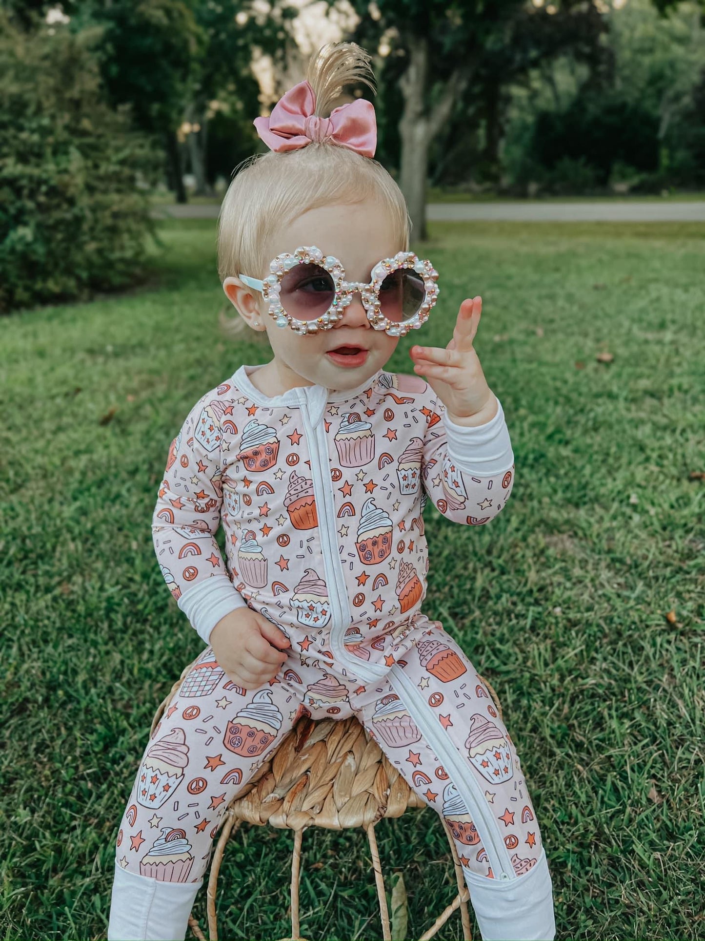 Party Girl Double Zippy Romper