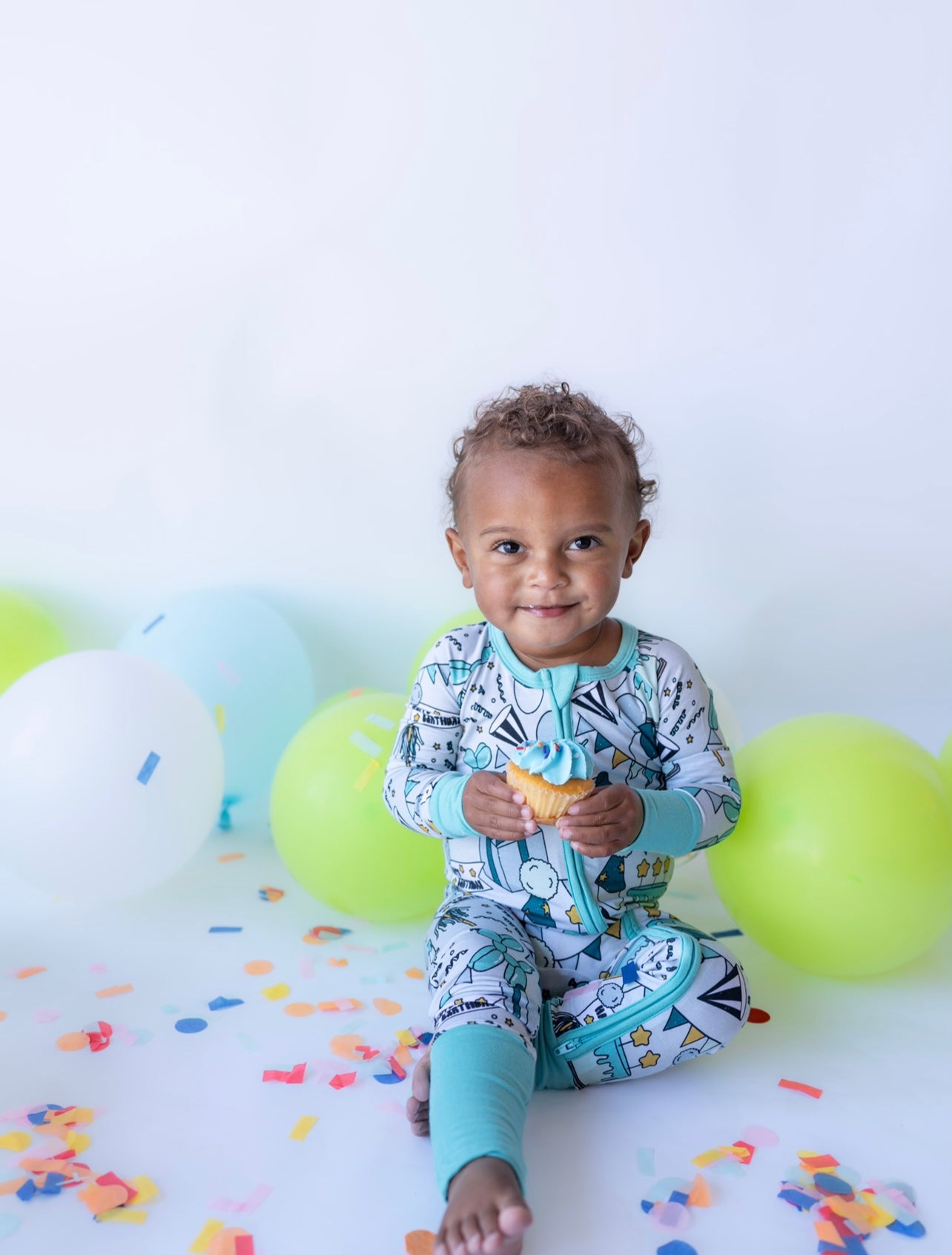 Birthday Bubs Double Zippy Romper