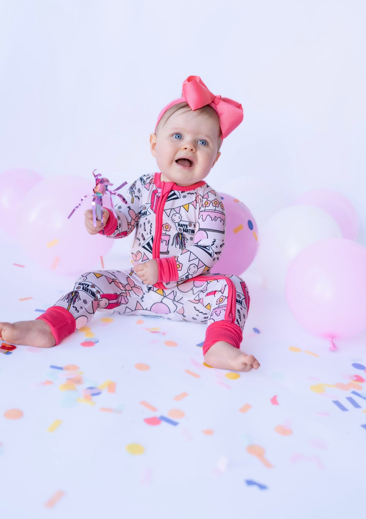 Birthday Babes Double Zippy Romper