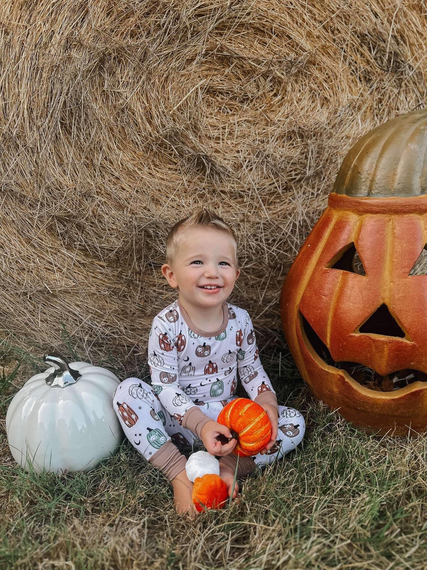 Spooky Pumpkins Two Piece Set