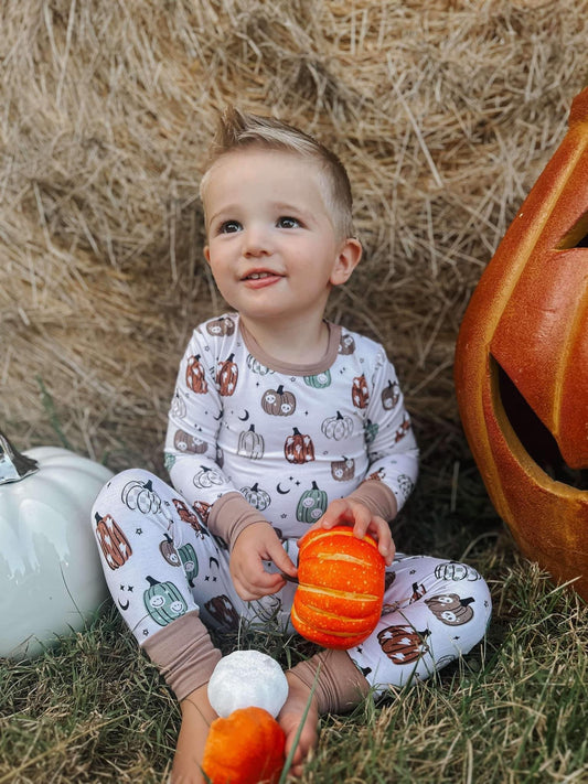 Spooky Pumpkins Two Piece Set