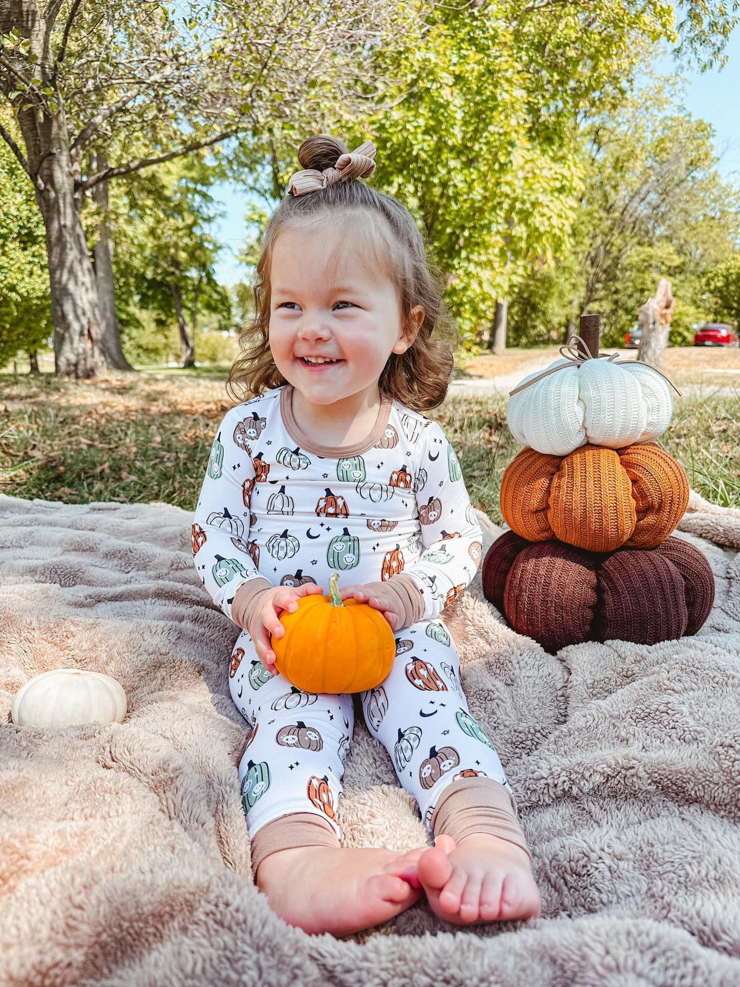 Spooky Pumpkins Two Piece Set