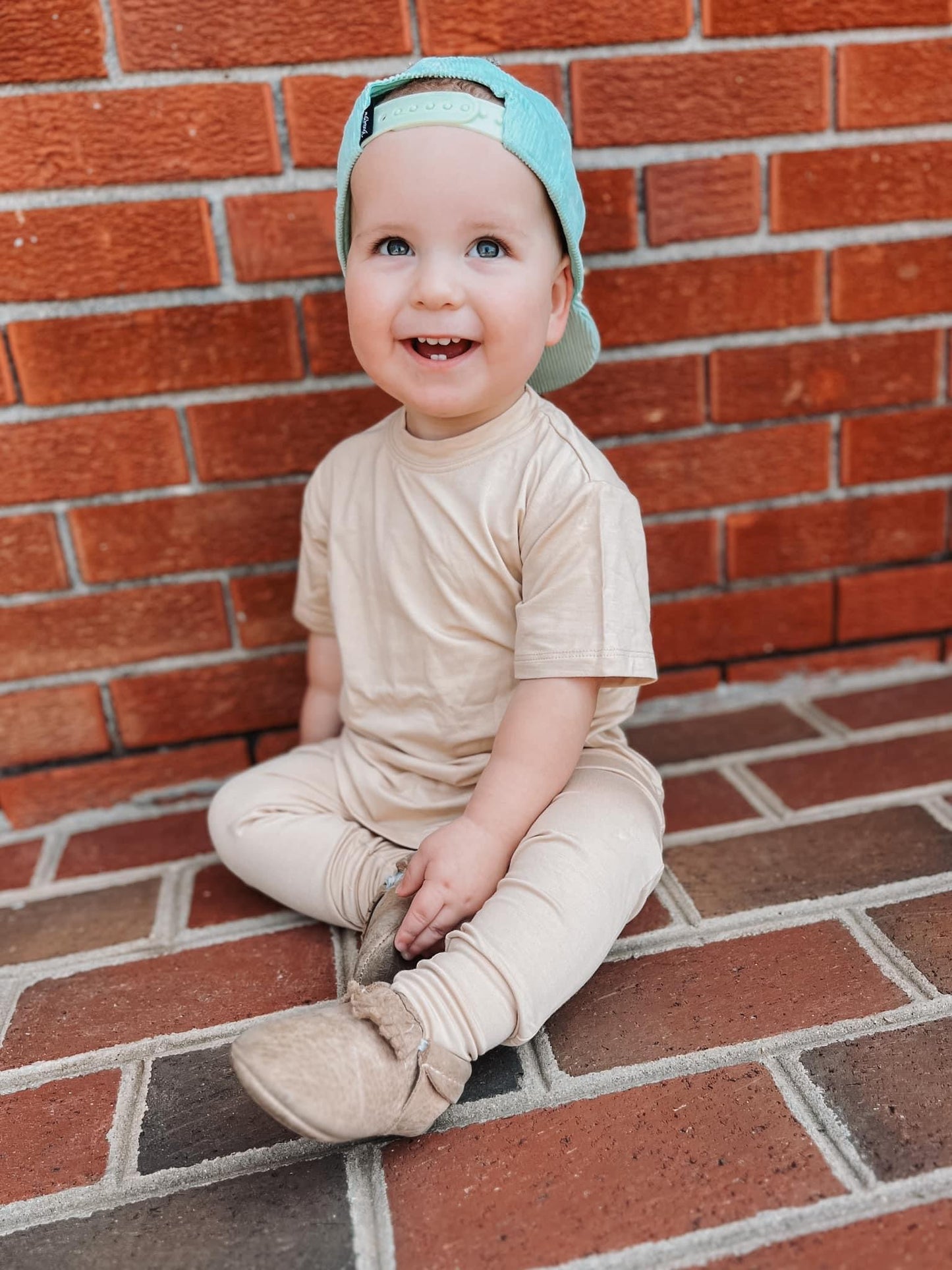 Beige Bamboo Joggers