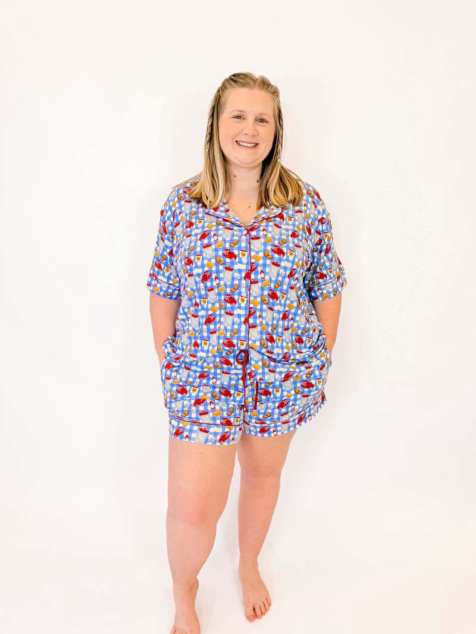 Bronx&Co. Womens Crawfish Boil Short Set