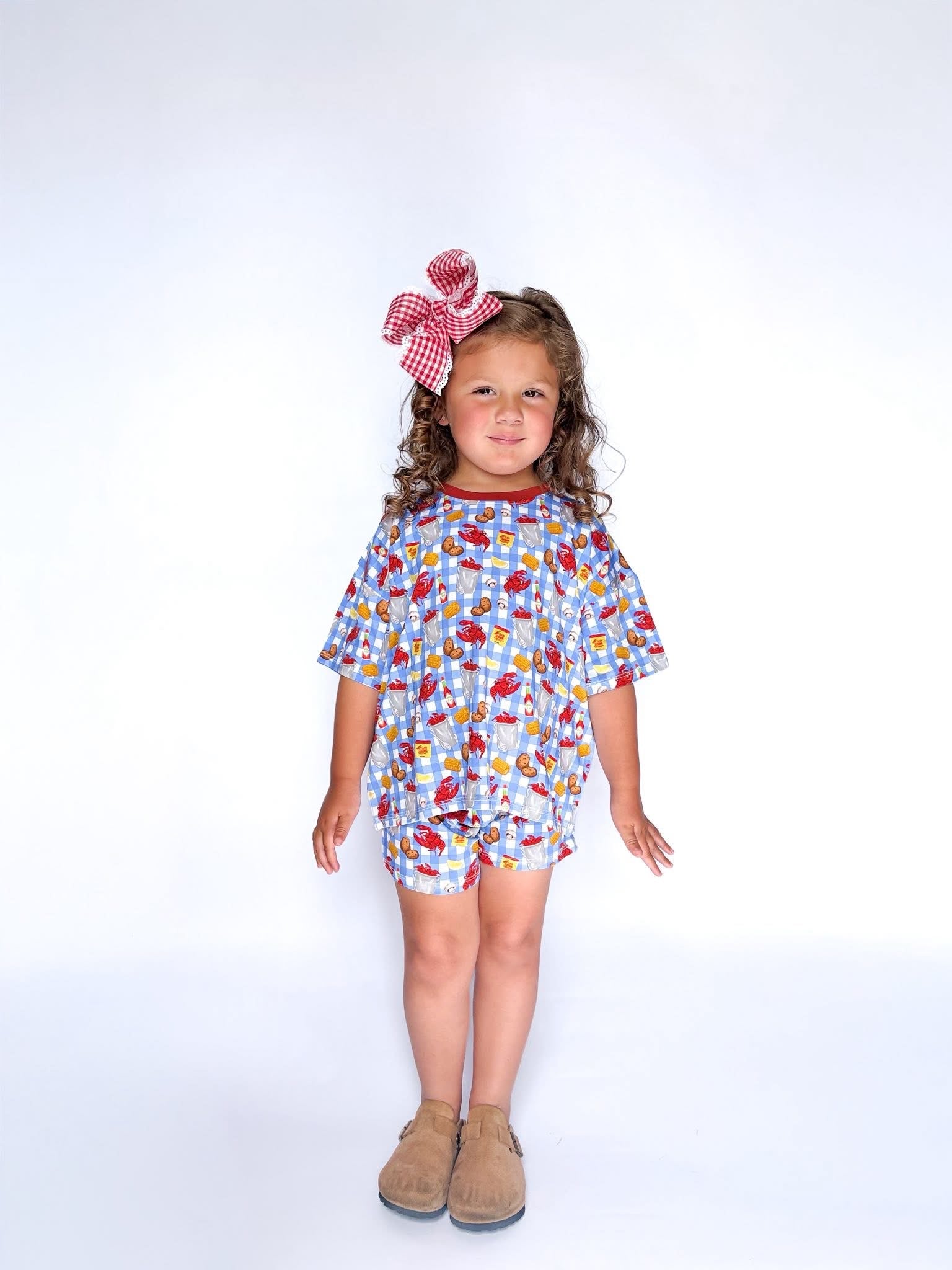 Bronx&Co. Crawfish Boil Kids Oversized Short Set