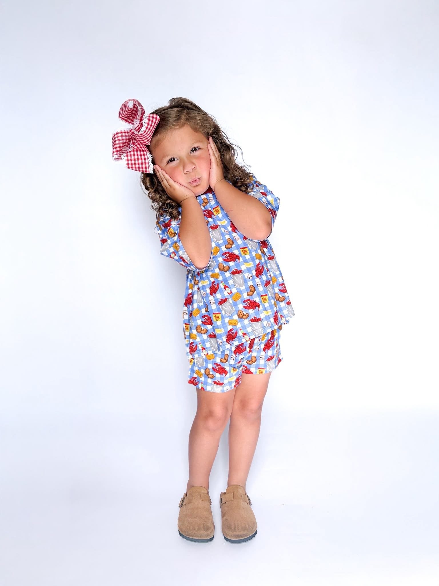 Bronx&Co. Crawfish Boil Kids Oversized Short Set