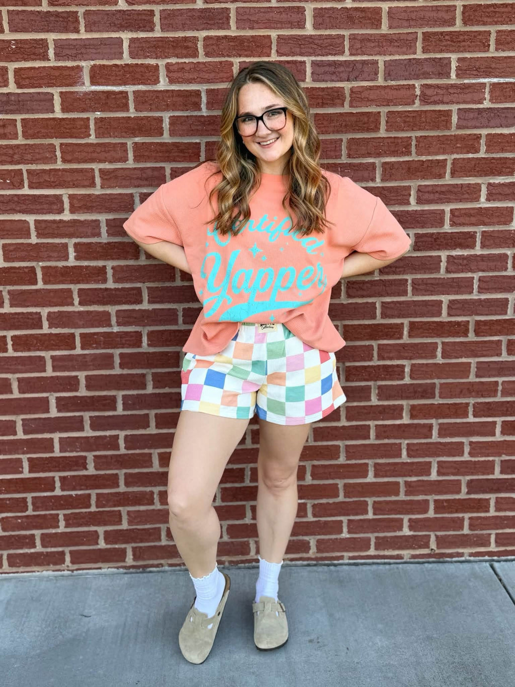 Certified Yapper Womens Waffle Knit Set