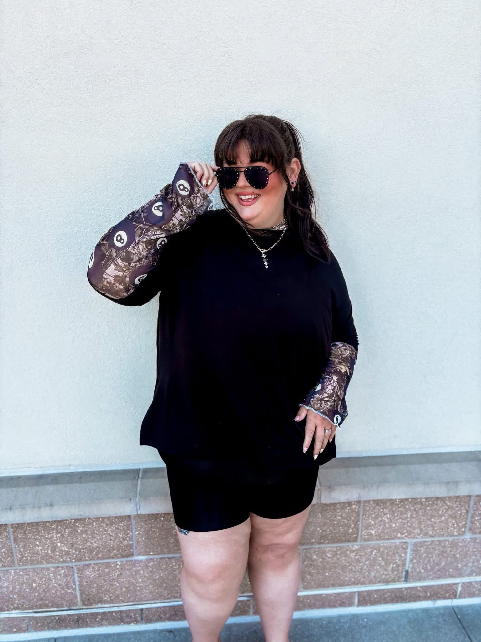 Licorice Womens Biker Short Set